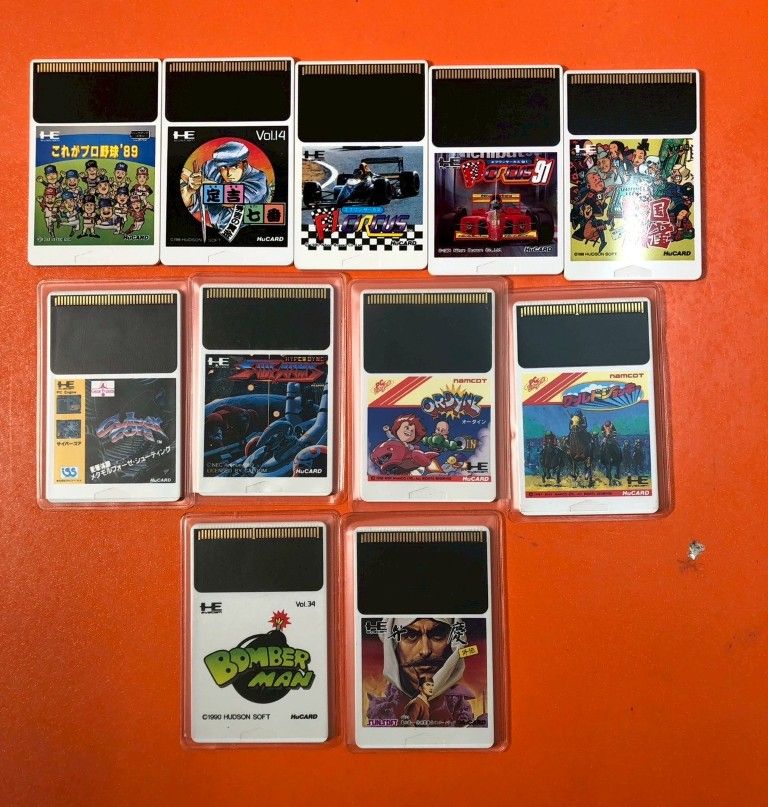 ●PCエンジンソフトのみ 11点セット まとめ売り HuCARD PCエンジンソフト