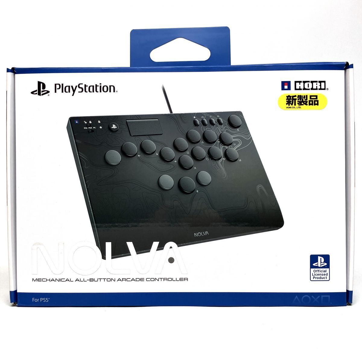 HORI NOLVA メカニカルアーケードコントローラー Amazon.co.jp: NOLVA Mechanical All-Button Arcade Controller for