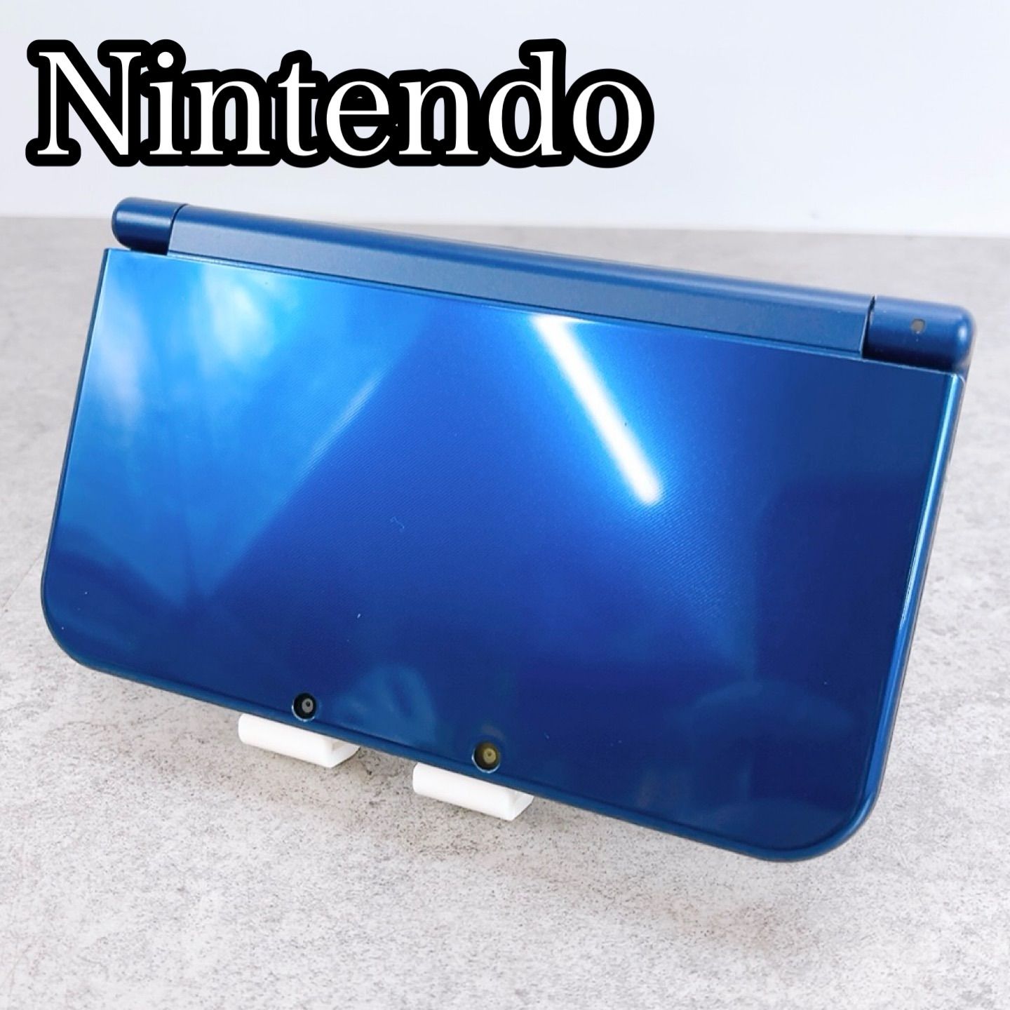 H 607 Nintendo Newニンテンドー3 DS LL RED 001 メタリックブルー 初期化済 本体 任天堂 携帯ゲーム機 3 DSLL