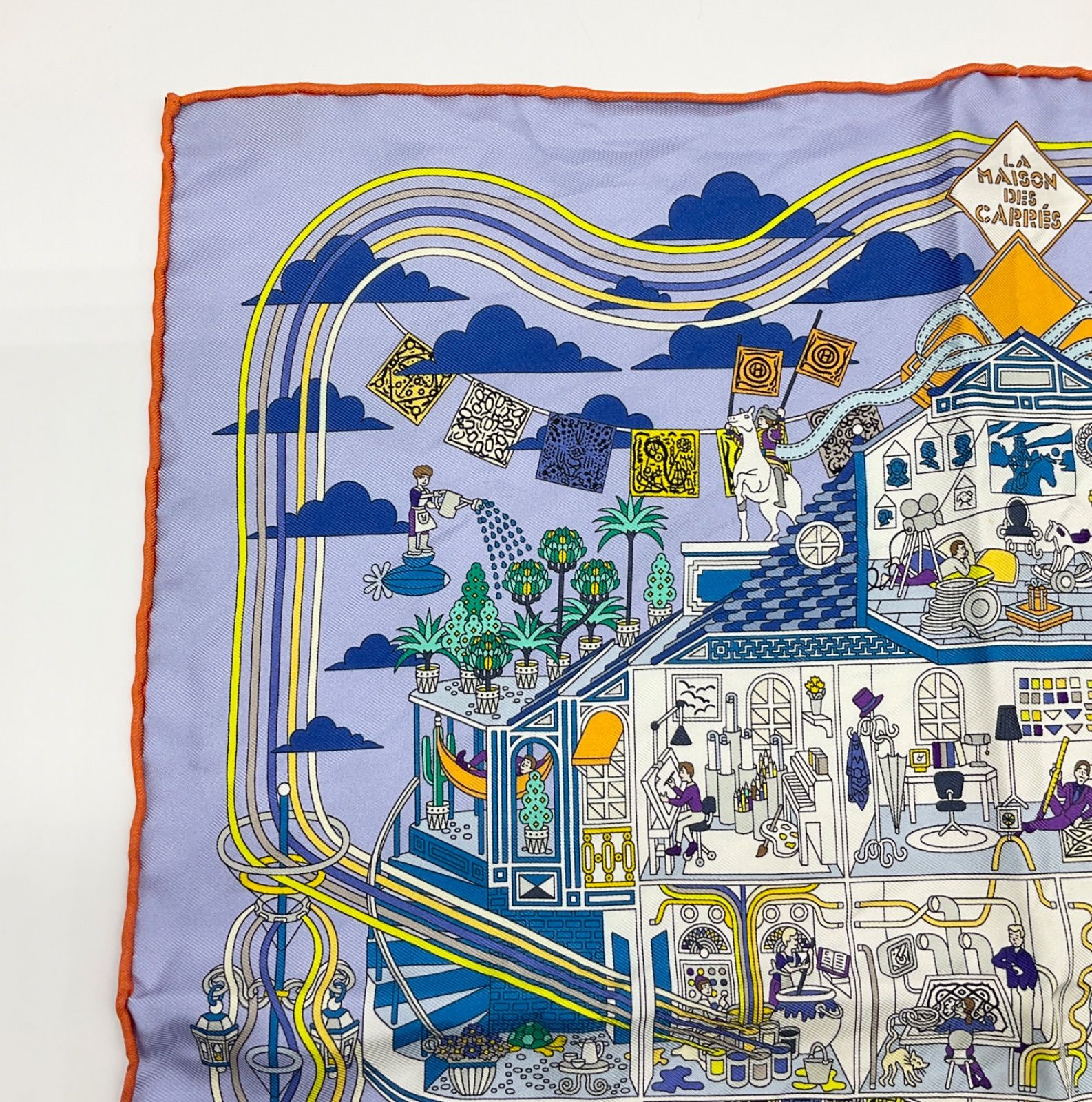 HERMES エルメス カレ45 プチカレ スカーフ MAISON DE CARRES メゾン