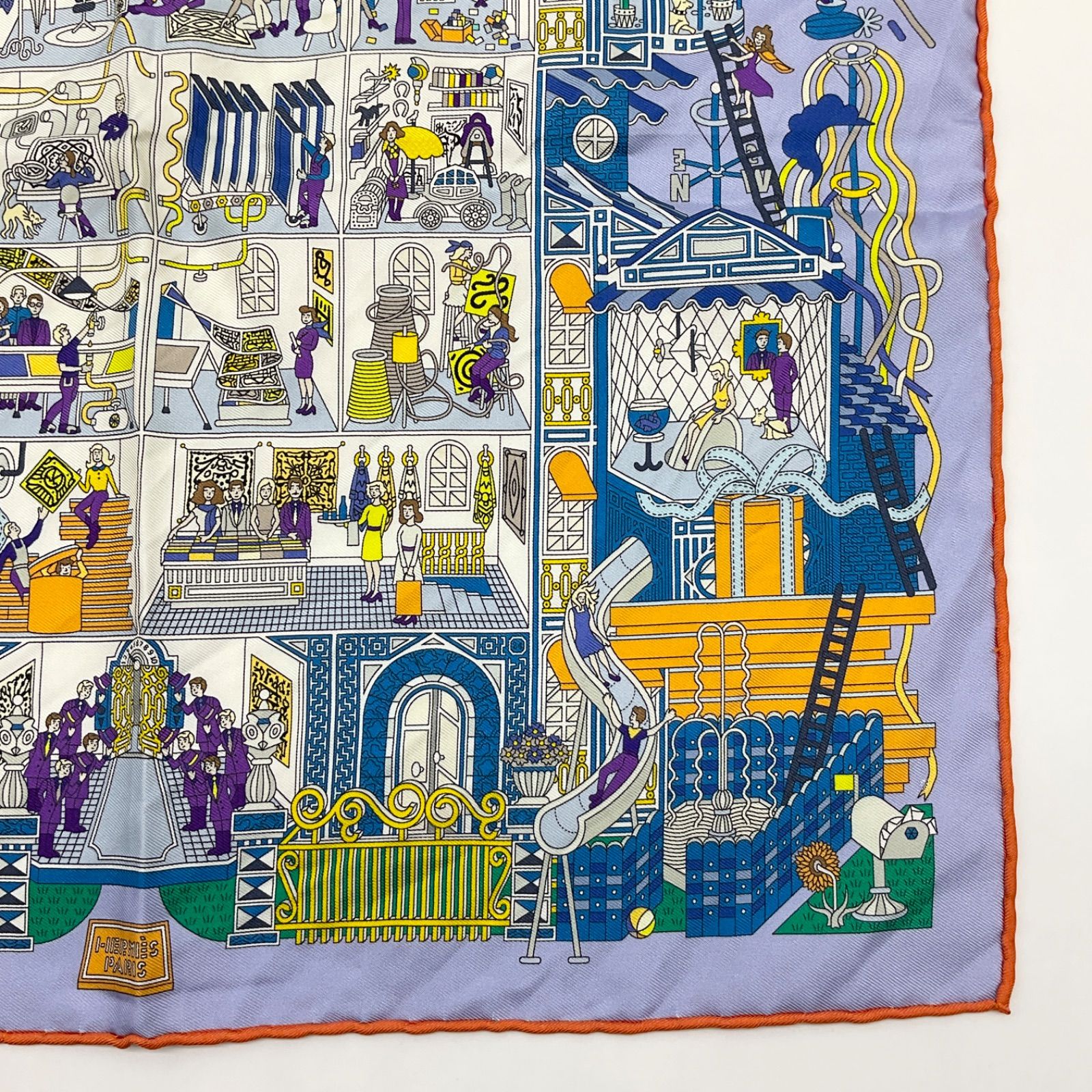 HERMES エルメス カレ45 プチカレ スカーフ MAISON DE CARRES メゾン