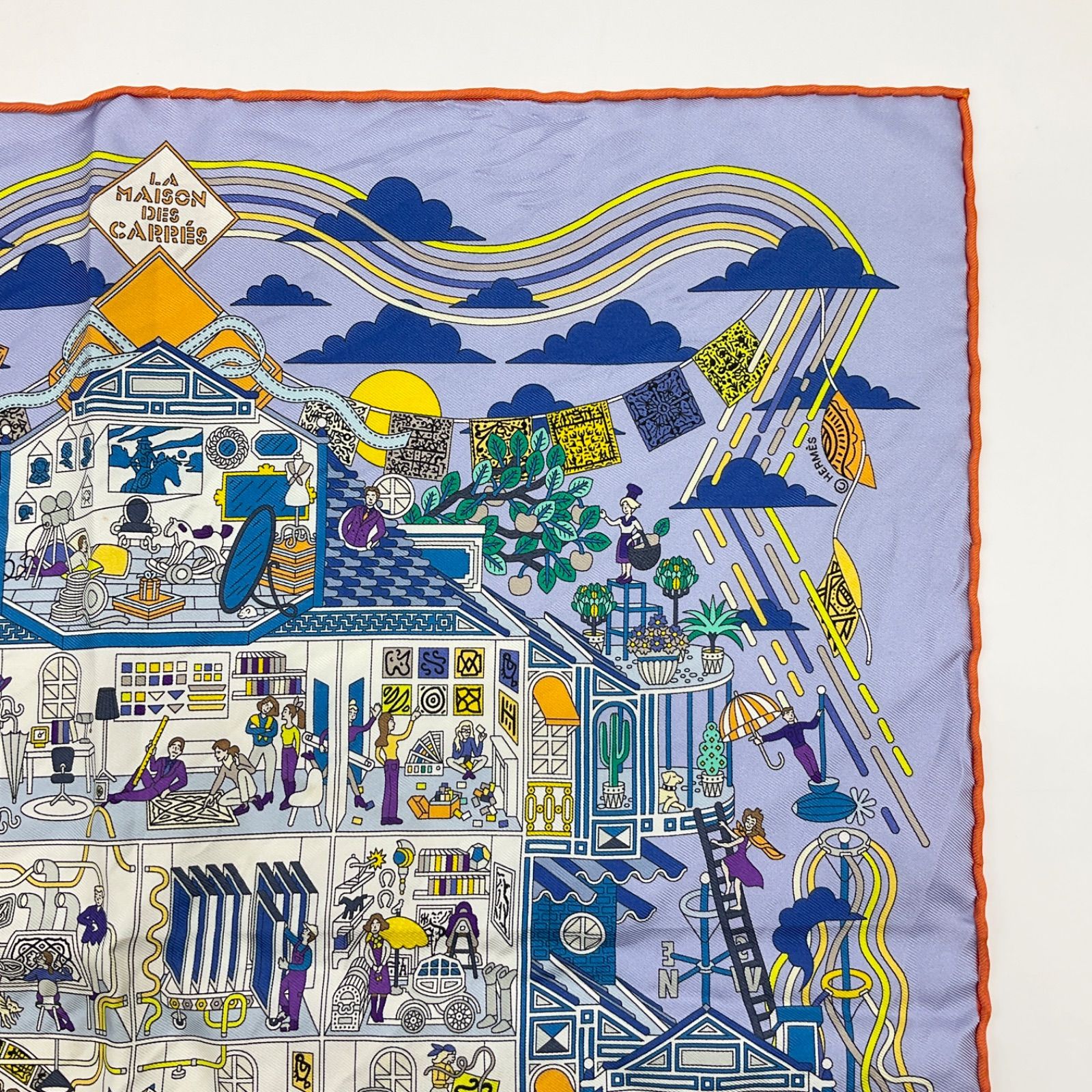 HERMES エルメス カレ45 プチカレ スカーフ MAISON DE CARRES メゾン