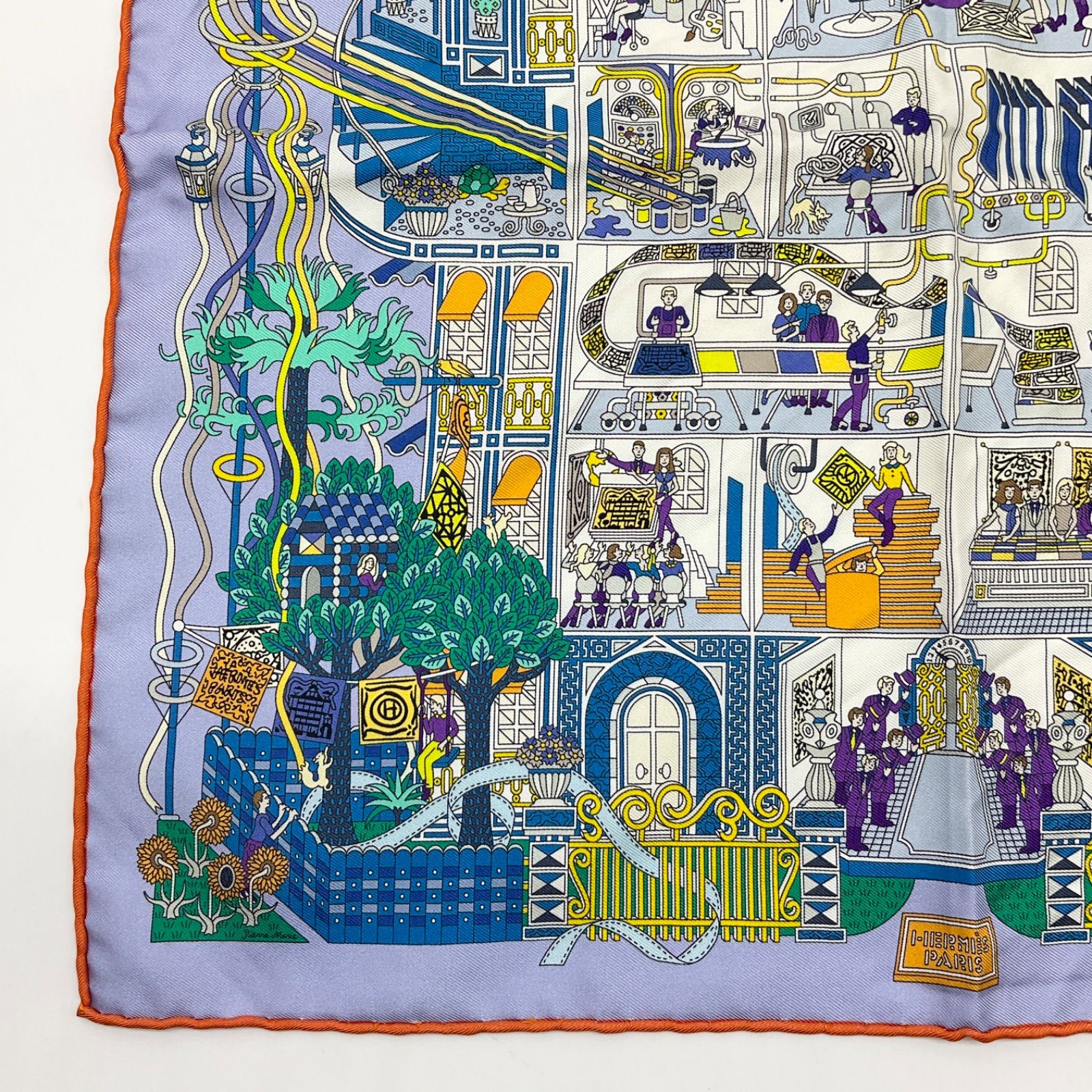 エルメス HERMES スカーフ　カレ45 プチカレ　ガヴロッシュ　気球柄 HERMES エルメス カレ45 プチカレ スカーフ MAISON DE CARRES メゾン