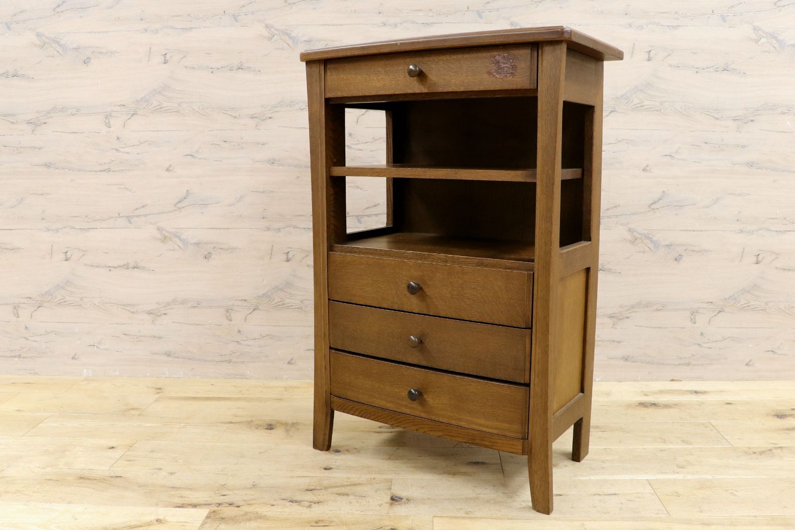 GMIS472○起立木工 / KIRITSU FURNITURE リード 電話台 FAX台 引き出し