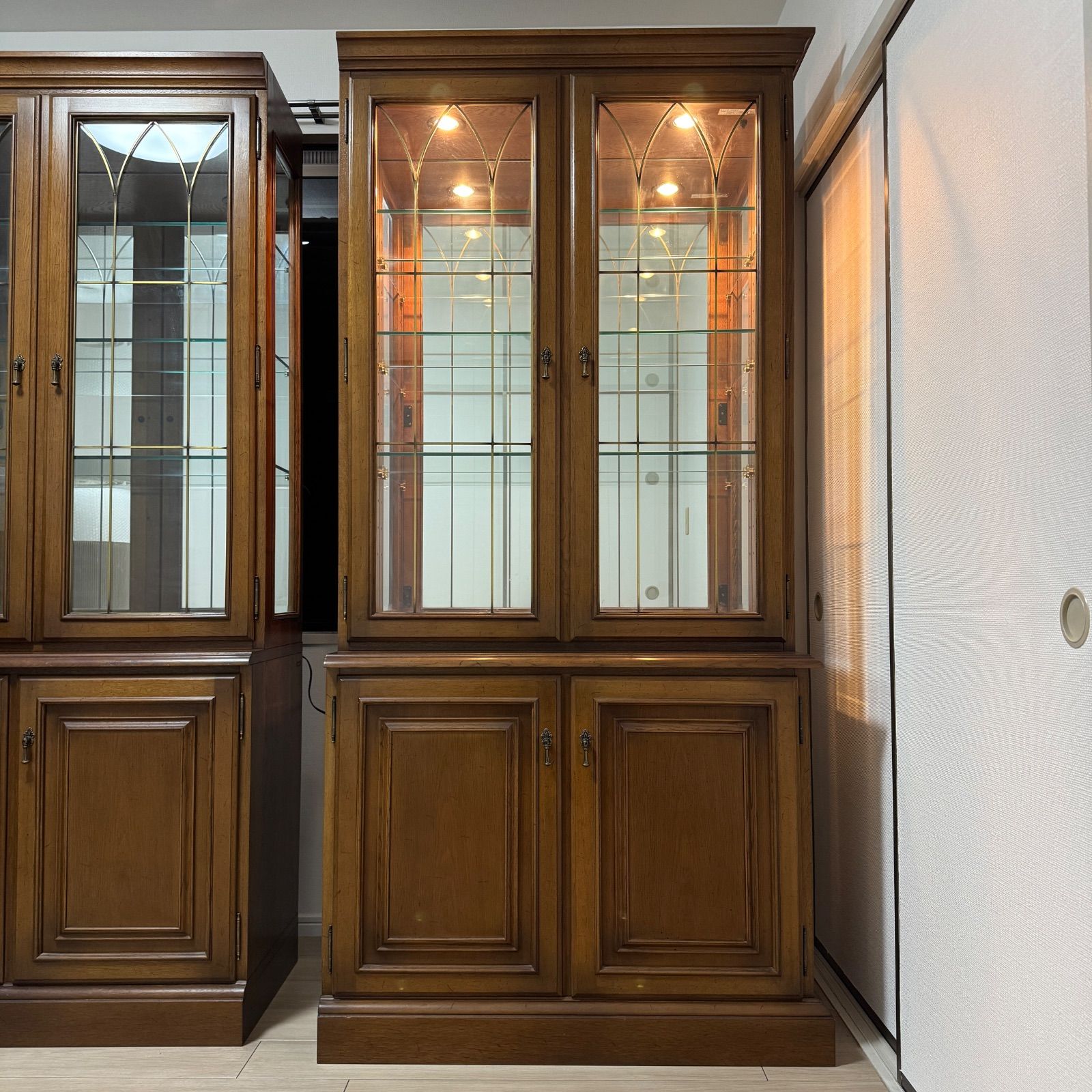 カリモク domani ドマーニ クイーンズライフ キャビネット 飾り棚