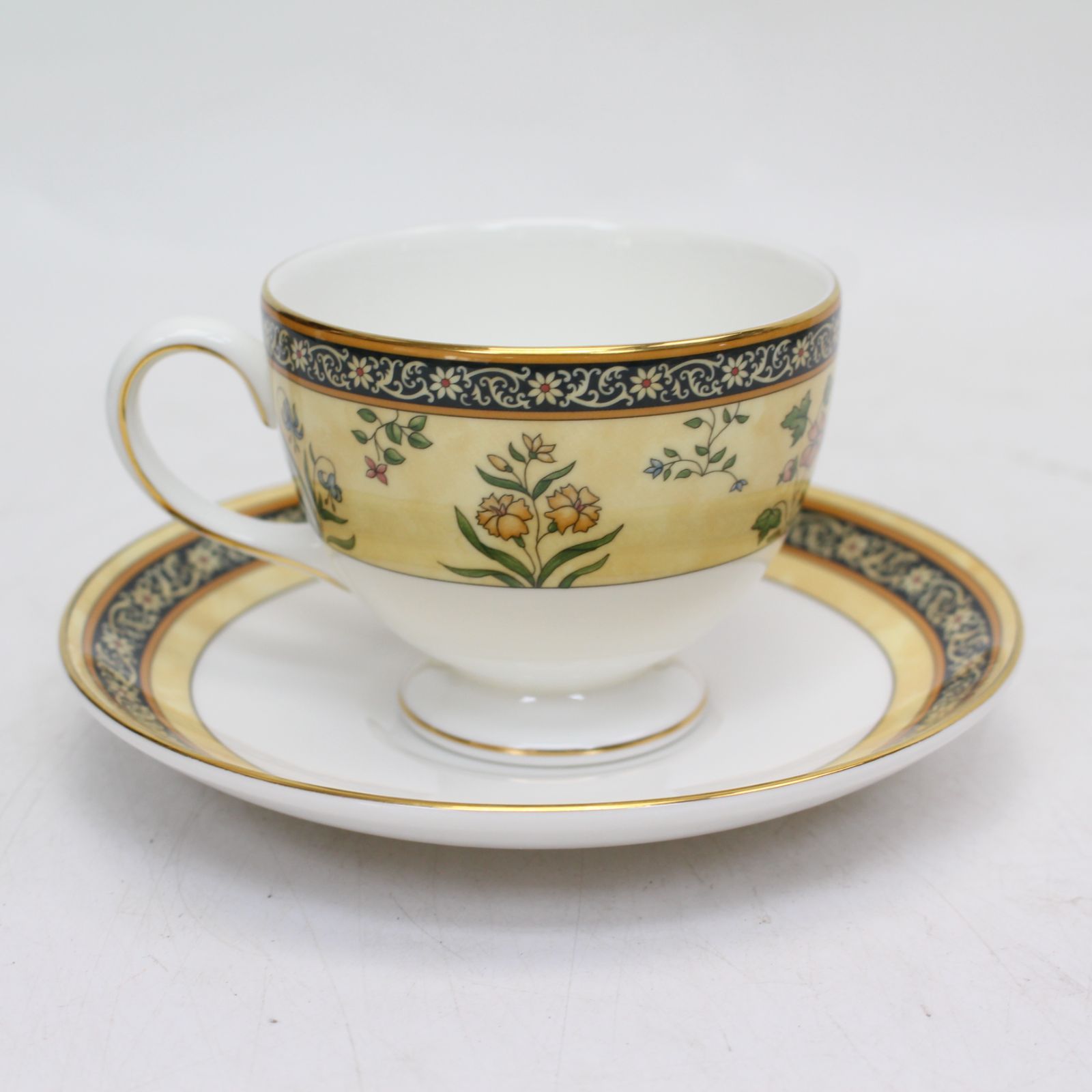  168 |6客セット ウェッジウッド wedgwood インディア カップ＆ソーサー クリーマー オープンシュガーボール カップ ソーサー コーヒー ティーカップ