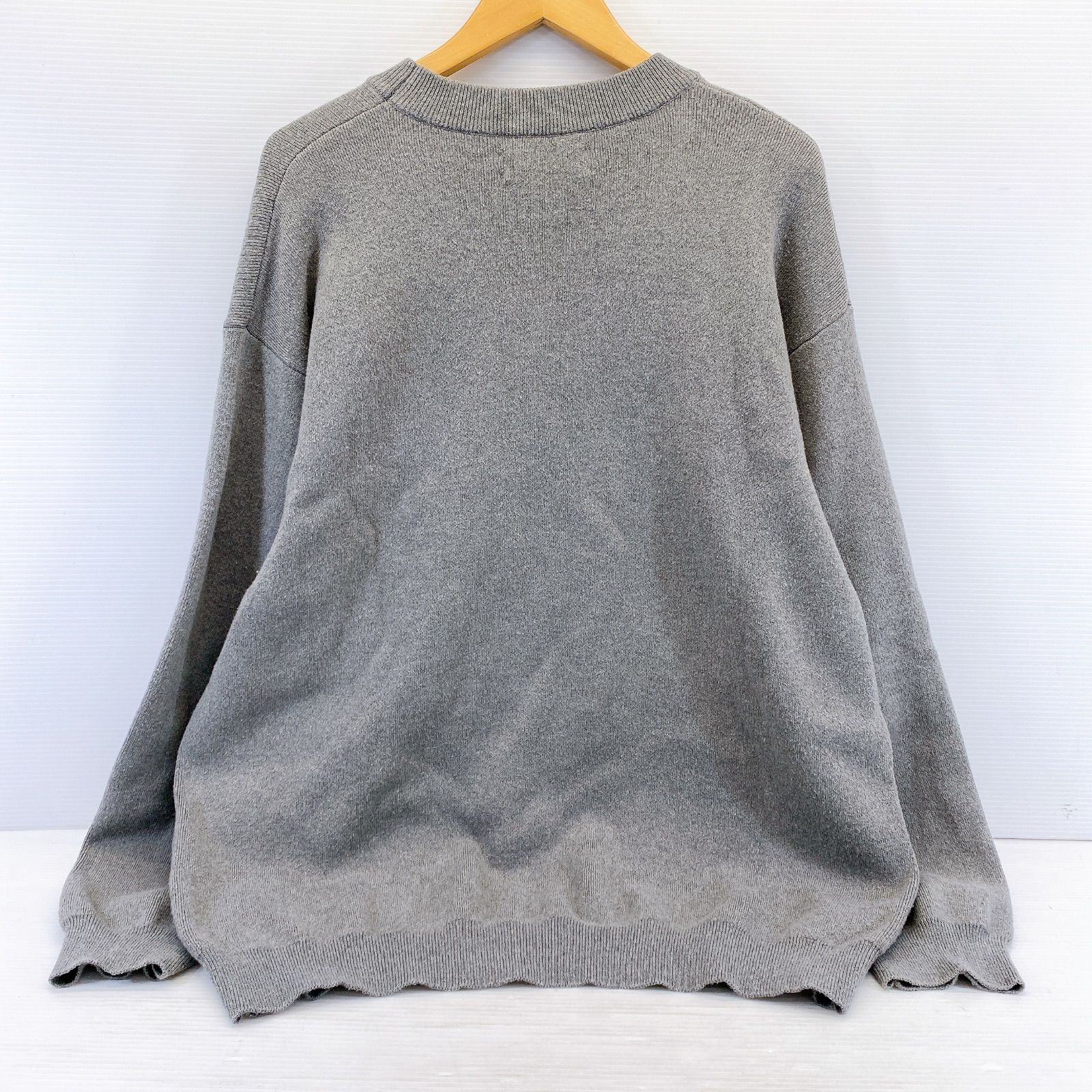 メンズ WIND AND SEA コットンカシミヤニット Lサイズ