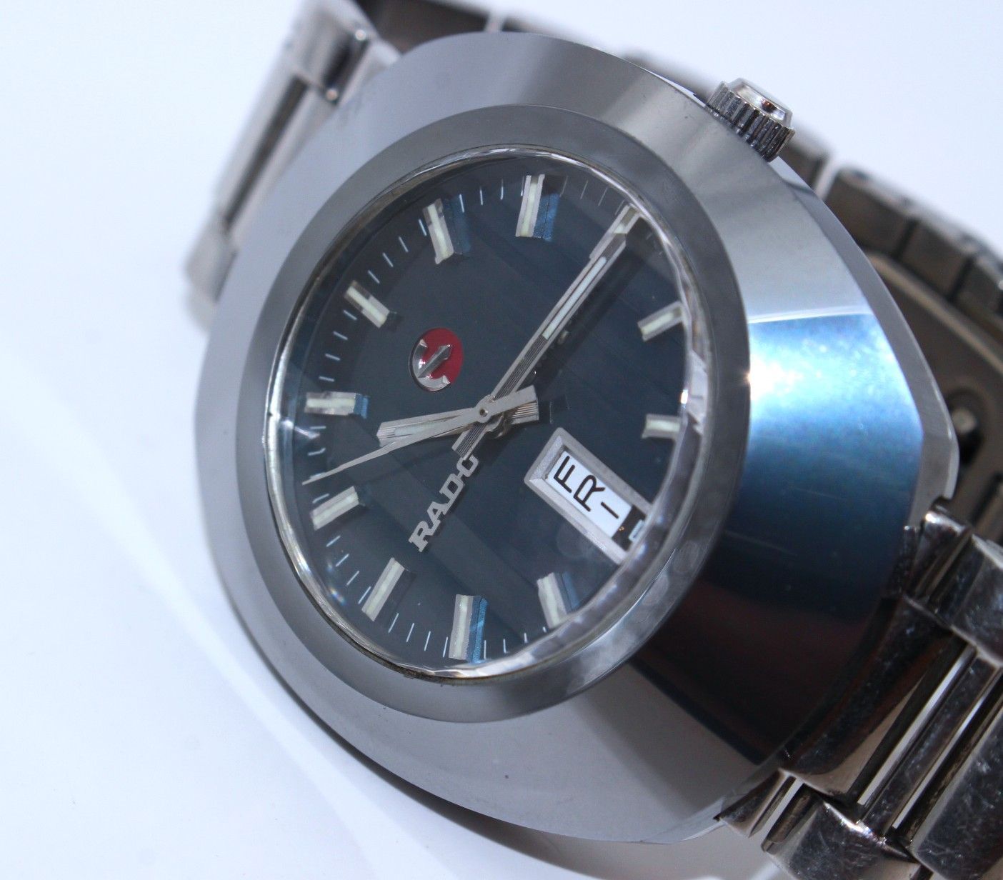 VRW 1534 時計 RADO ラドー 636 0308 3 ダイアスター NV文字盤 メンズ 自動巻き 腕時計 稼働品