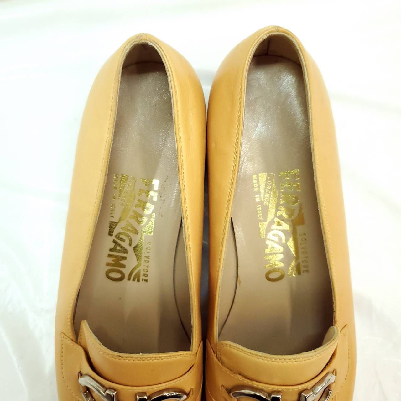 サルヴァトーレフェラガモ 新品 長期保管品 ダブルガンチーニ スクエア