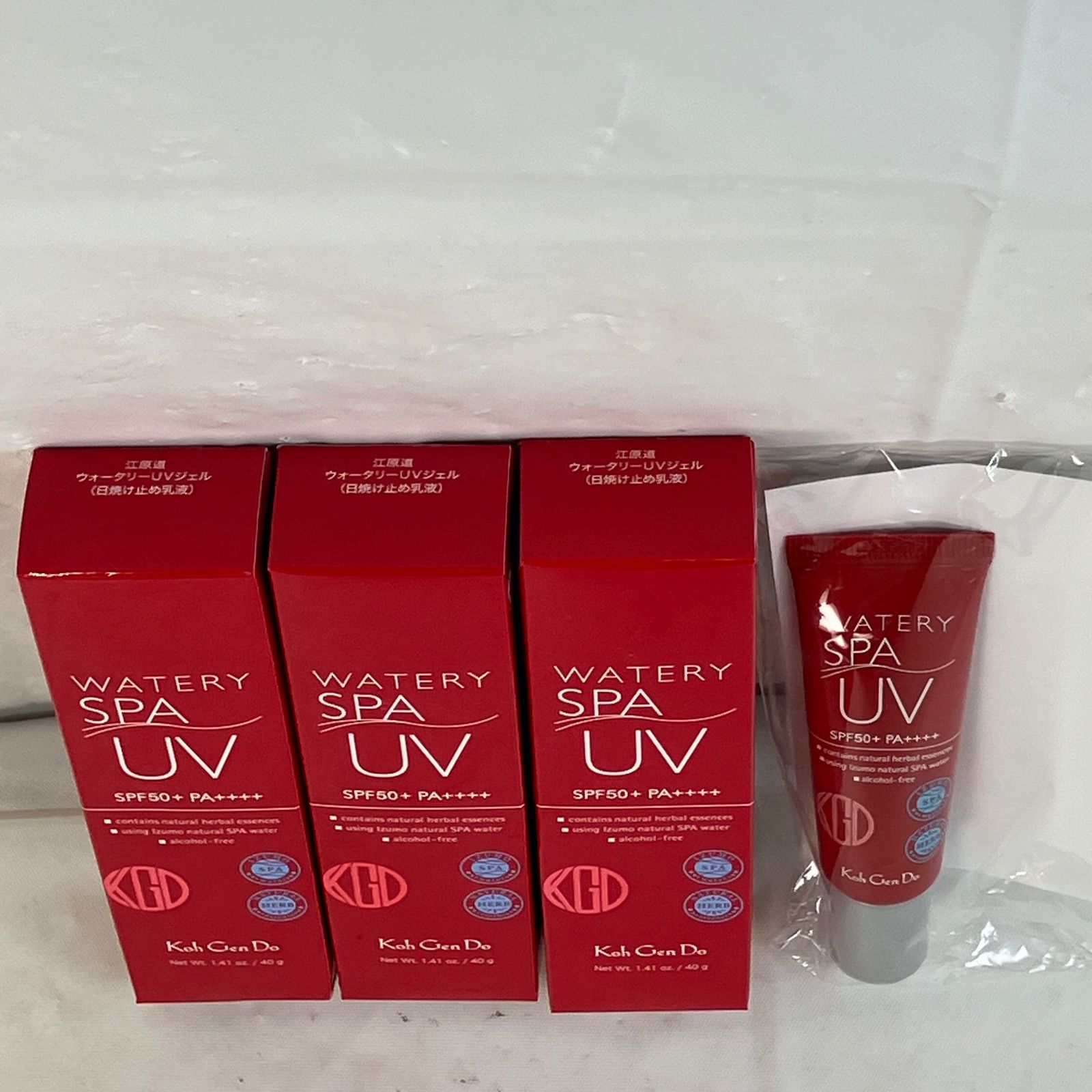 江原道 koh gen do ウォータリーUVジェル 日焼け止め乳液4本セット 江原道 koh gen do ウォータリーUVジェル 日焼け止め乳液4本セット 江原