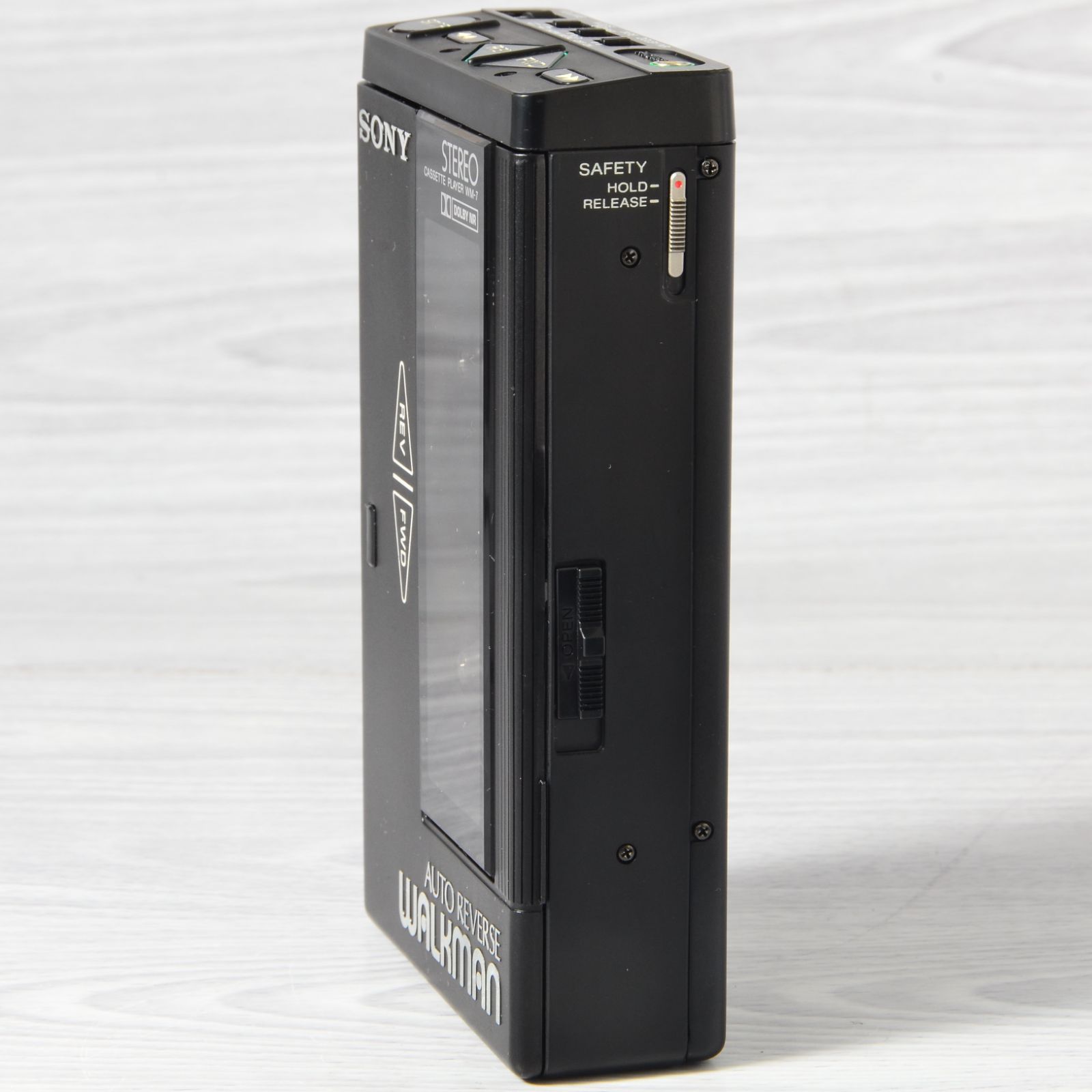 SONY WALKMAN WM-7 カセットウォークマン ブラック ケース付 整備済
