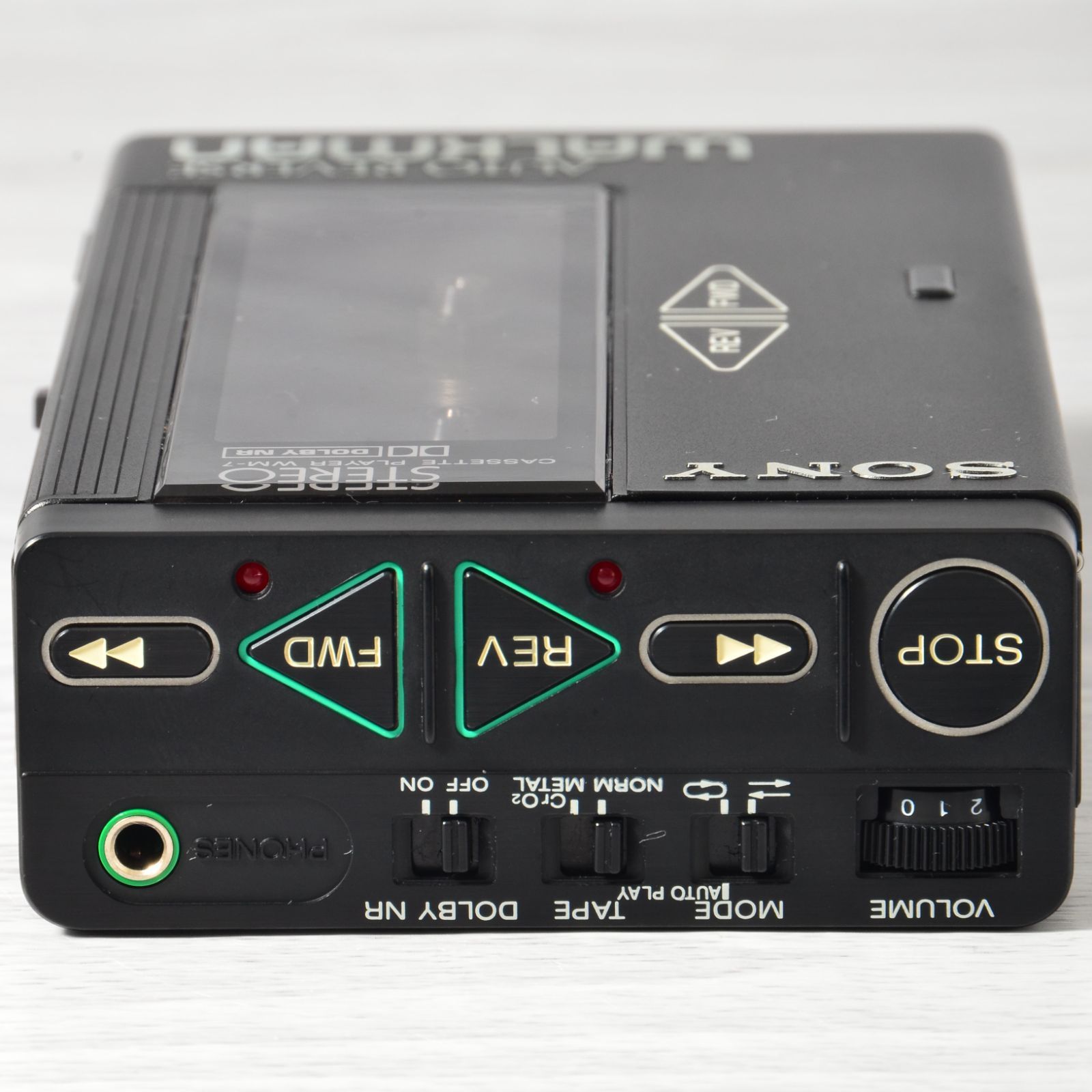 SONY WALKMAN WM-7 カセットウォークマン ブラック ケース付 整備済