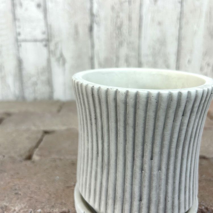 新品 植木鉢 おしゃれ アンティーク ラインポット UN479-105 3.5号