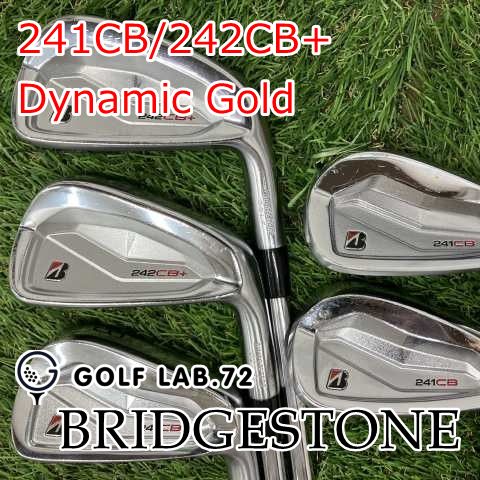 中古】アイアンセット ブリヂストン 241CB◇242CB+◇Dynamic Gold