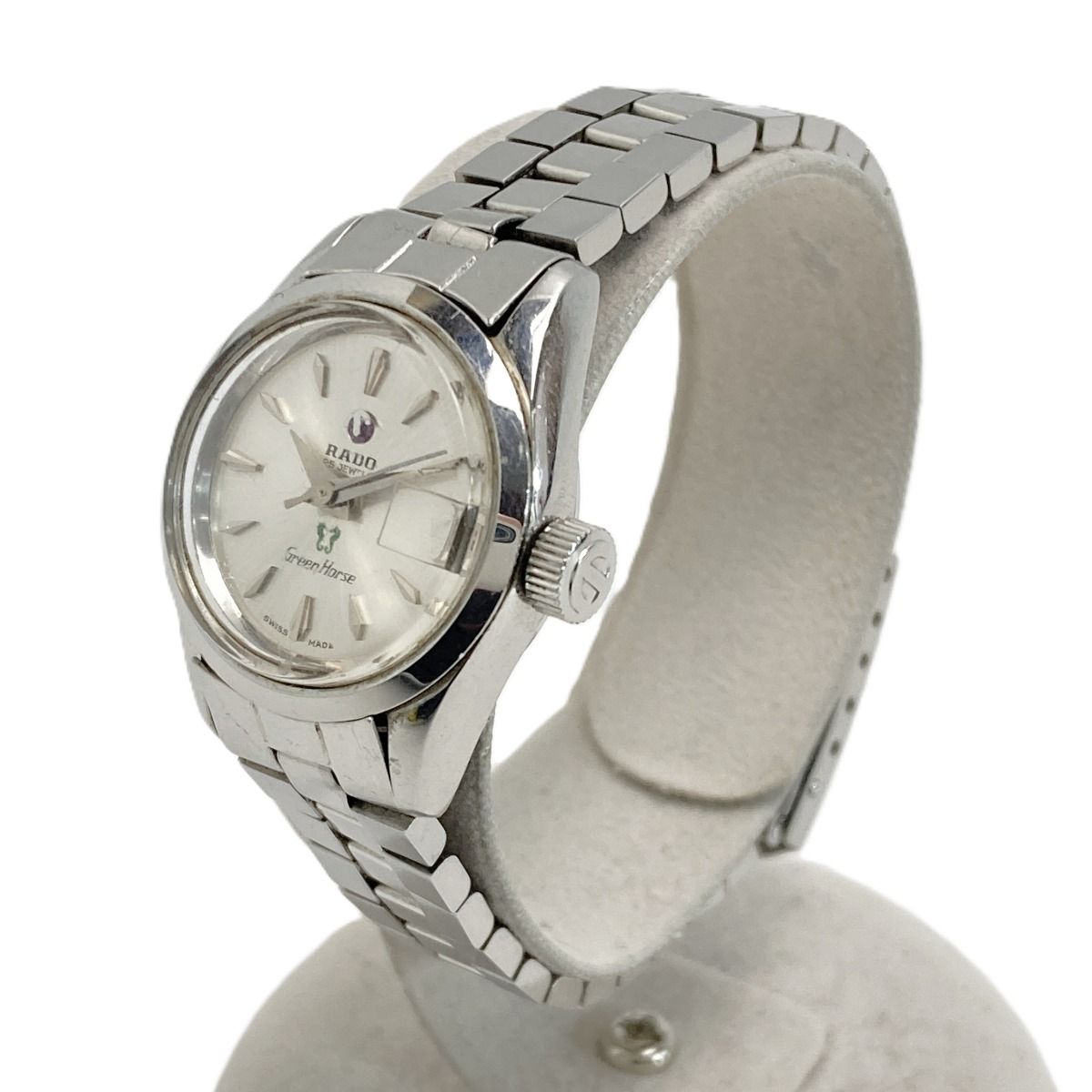 RADO ラドー グリーンホース デイト 25石 シルバー 自動巻き 