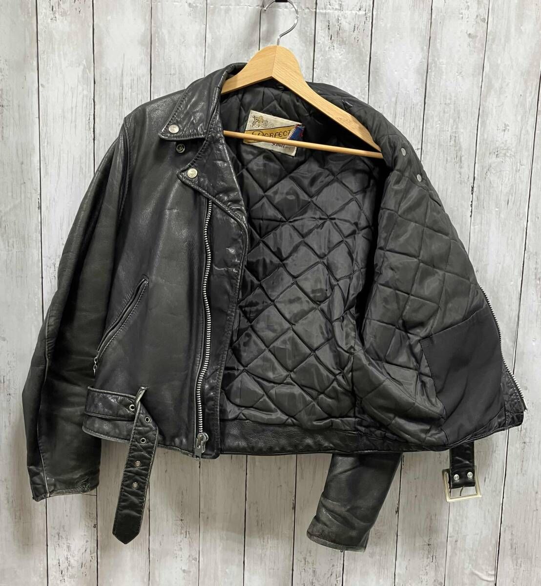 SCHOTT / ダブルライダース / PERFECTO / バイカータグ後期 / BLACK