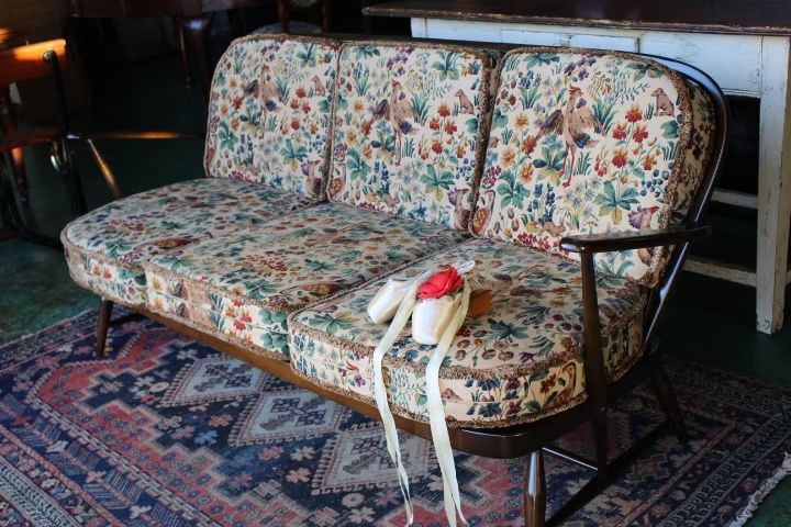 在庫一掃セール イギリス ヴィンテージ家具 アーコール 3P 3人掛け ソファ チェア ソファベンチ 英国製 mh 1221