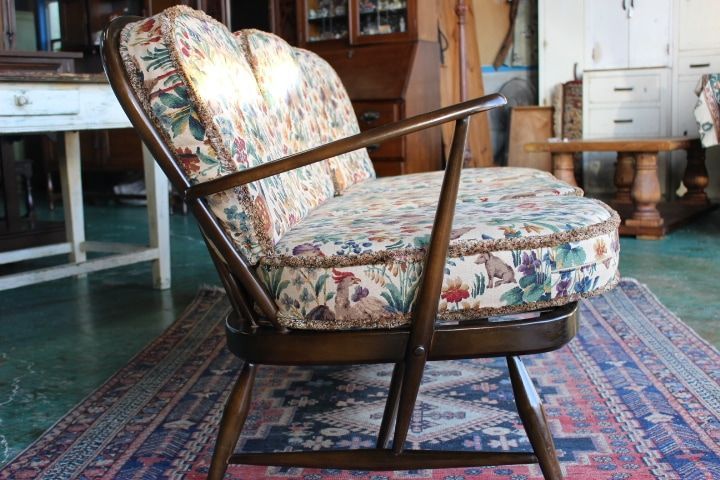  在庫一掃セール イギリス ヴィンテージ家具 アーコール 3P 3人掛け ソファ チェア ソファベンチ 英国製 mh 1221 合皮ソファ 2人掛け 3人掛けソファ ソファ ソファベッド