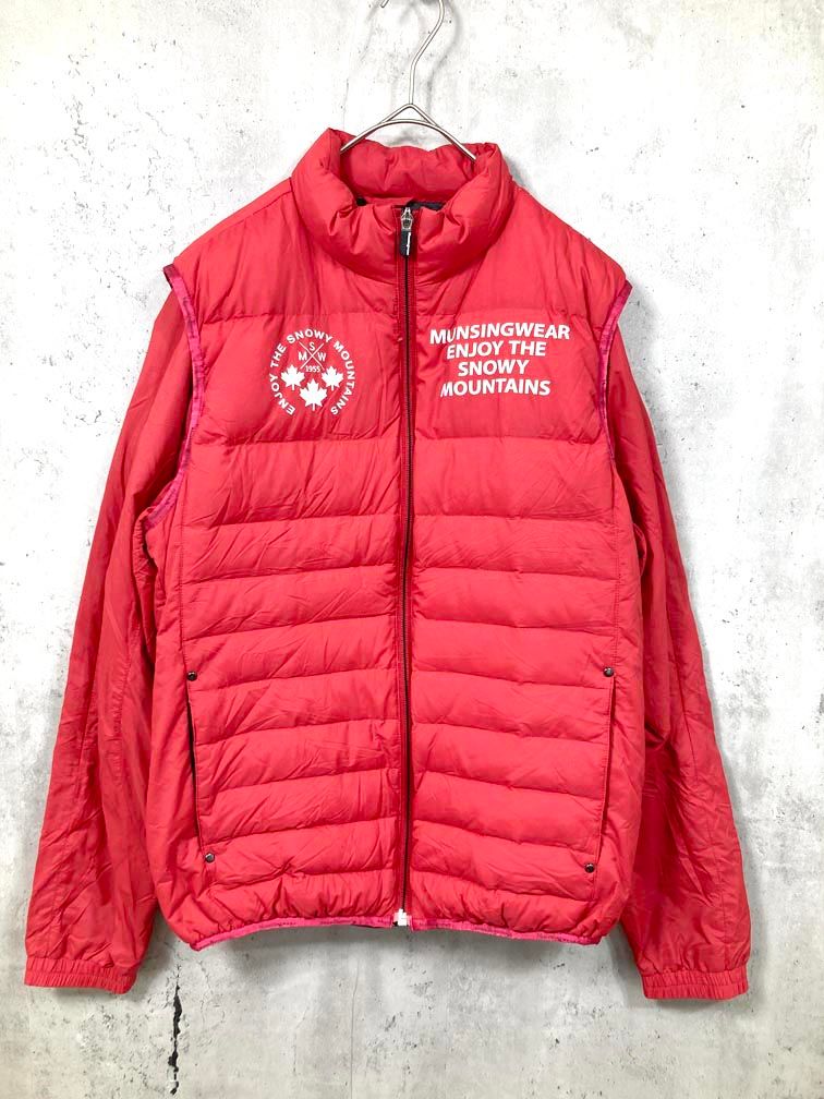 Munsingwear マンシングウェア SG6319 2way ベスト 薄手 ダウン