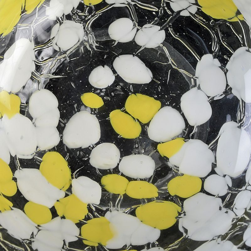 ガラス工芸 ギヤマンガラス 大川薫作 玻璃小鉢 平茶碗 箱付 C S614