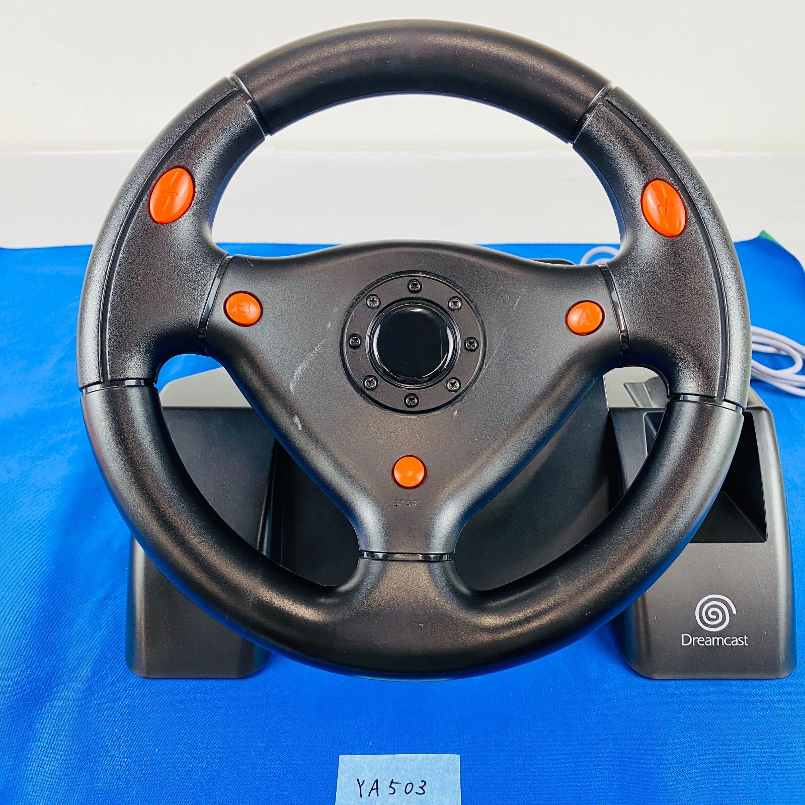 ◇YA503 DC ドリームキャスト・レーシングコントローラ Dreamcast 