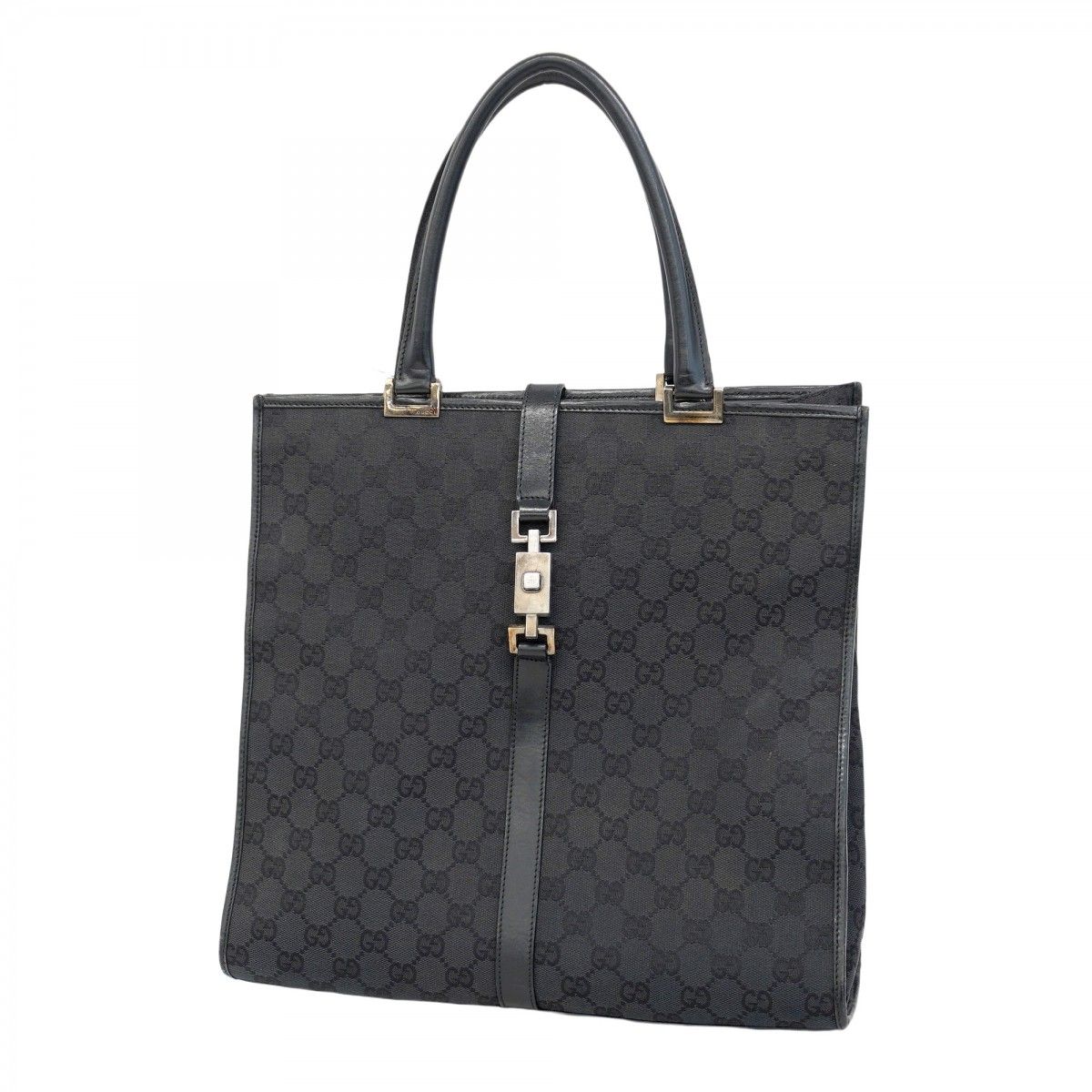 【人気モデル・美品】グッチ☆ジャッキー ハンドバッグ GGキャンバス ブラック 難波でグッチGGキャンバスジャッキーバッグをお買取しました！