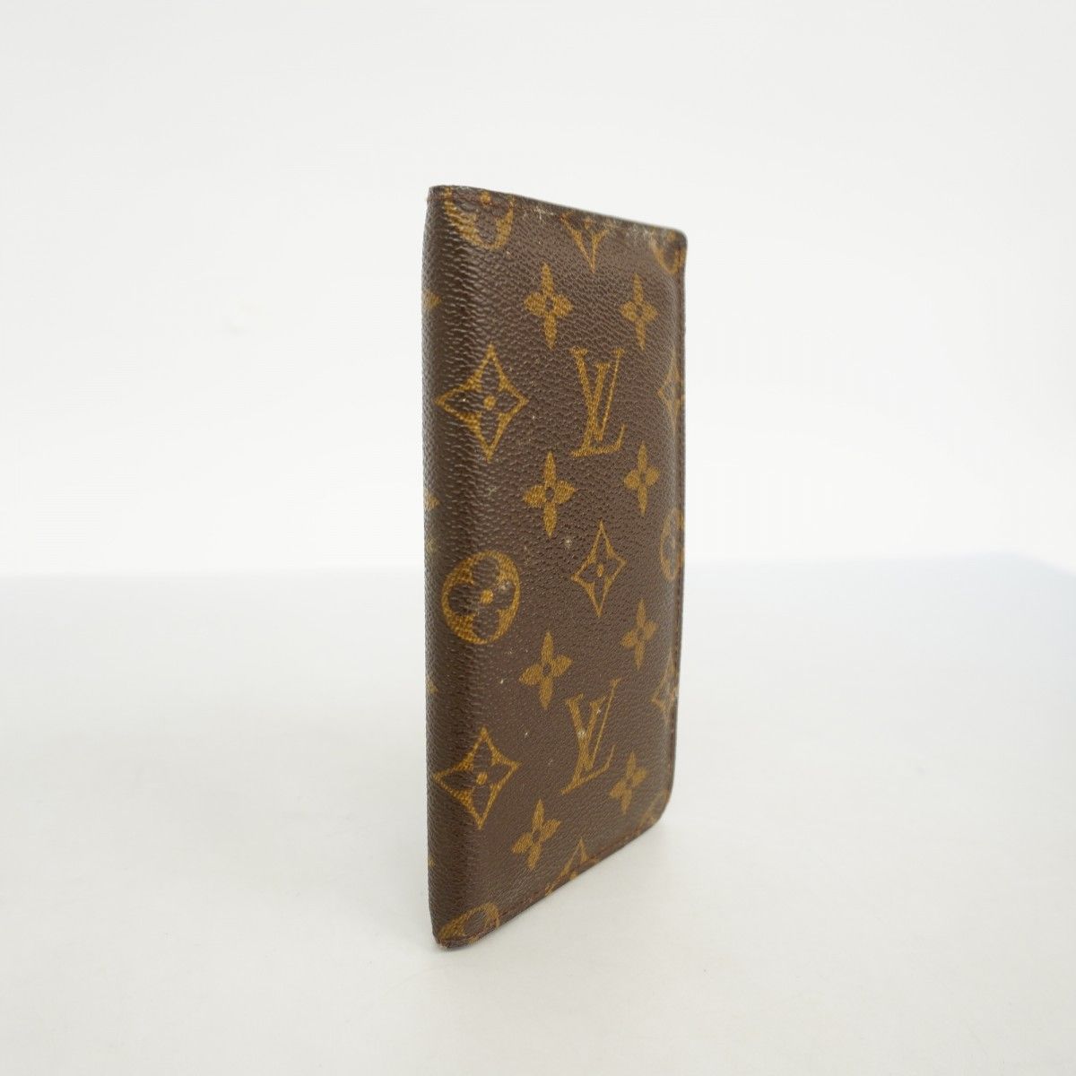 6 ac 3008-k ルイヴィトン 手帳カバー モノグラム アジェンダポッシュ M 56340 ブラウン メンズ レディース ユニセックス