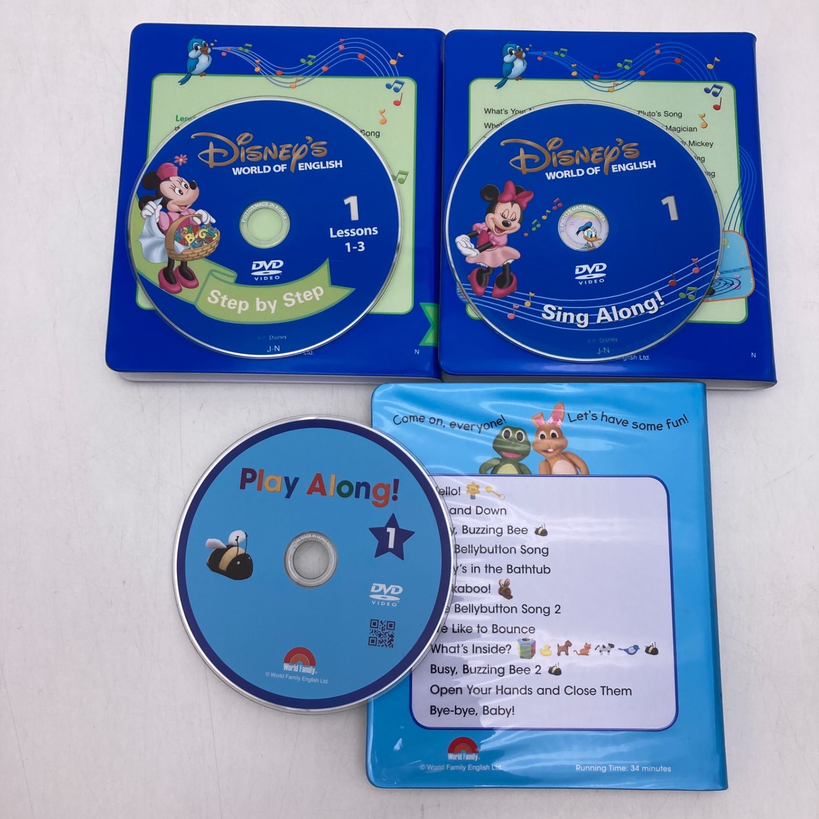 2018年 シングアロング プレイアロング ステップバイステップ DVD