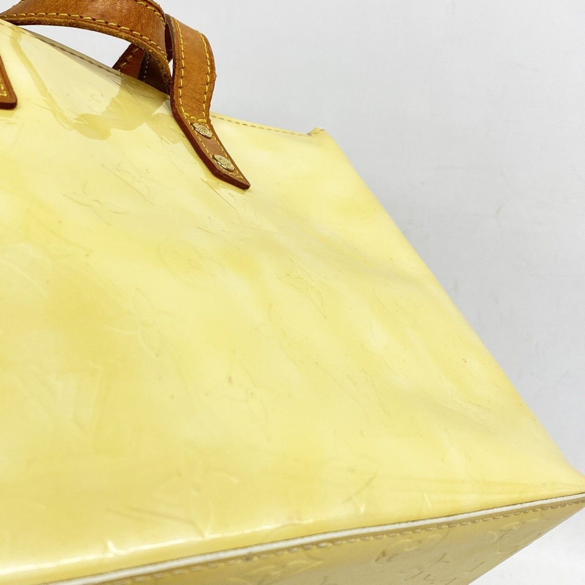 6ac3078】ルイヴィトン ハンドバッグ ヴェルニ リードPM M91336 ペルル  