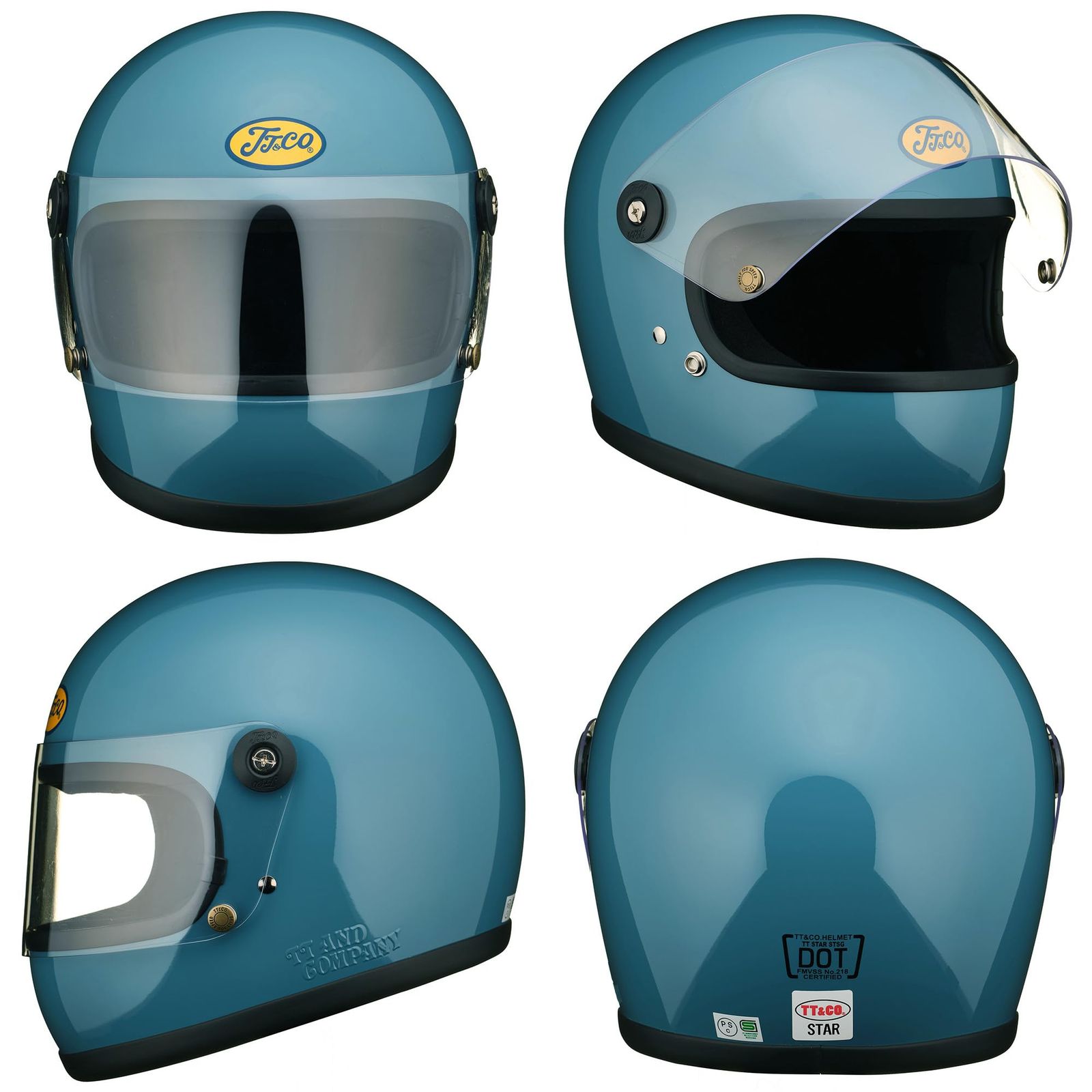TT&CO. バイク ヘルメット フルフェイス スター スタンダード