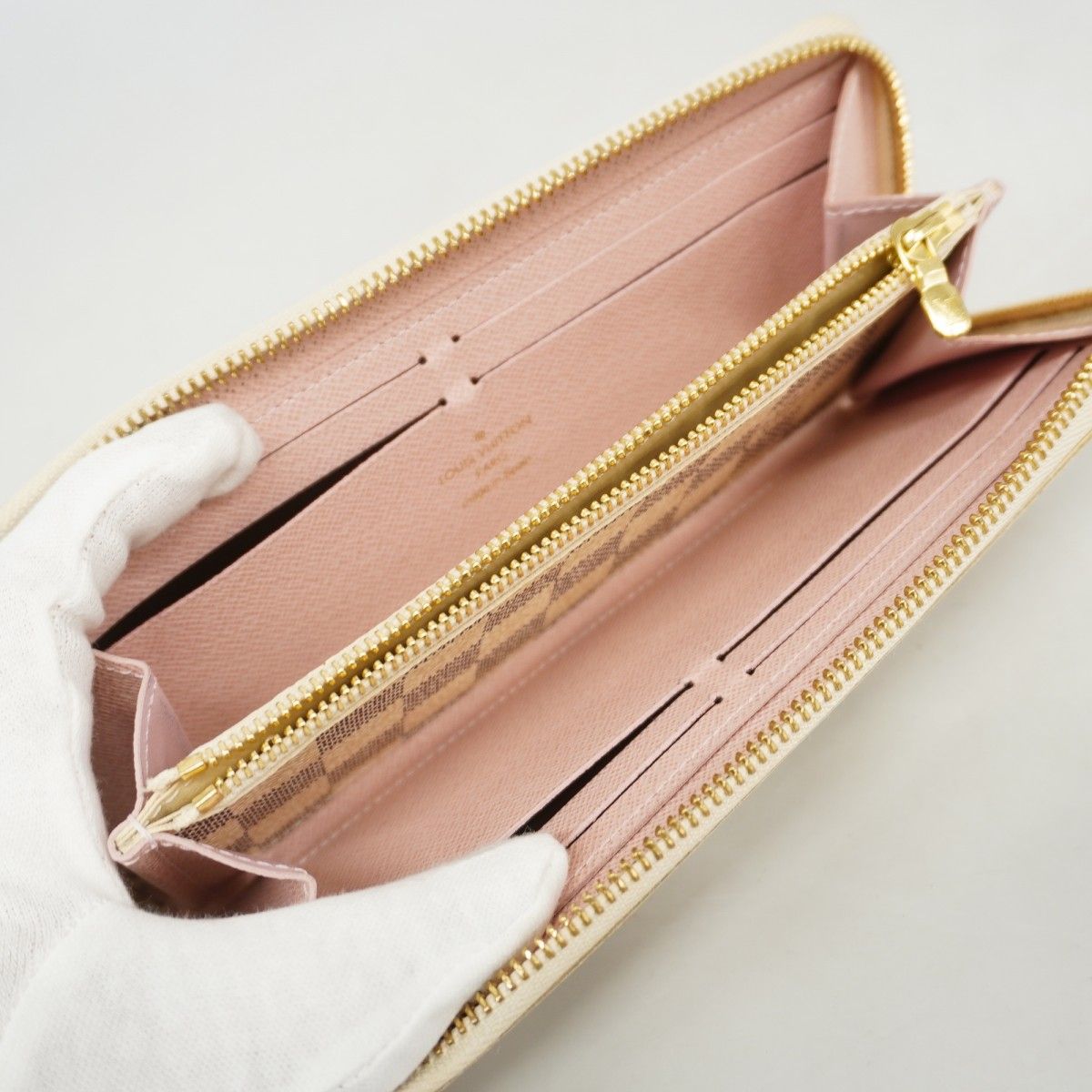 6ad3349-k】ルイヴィトン 長財布 ダミエ・アズール ポルトフォイユ