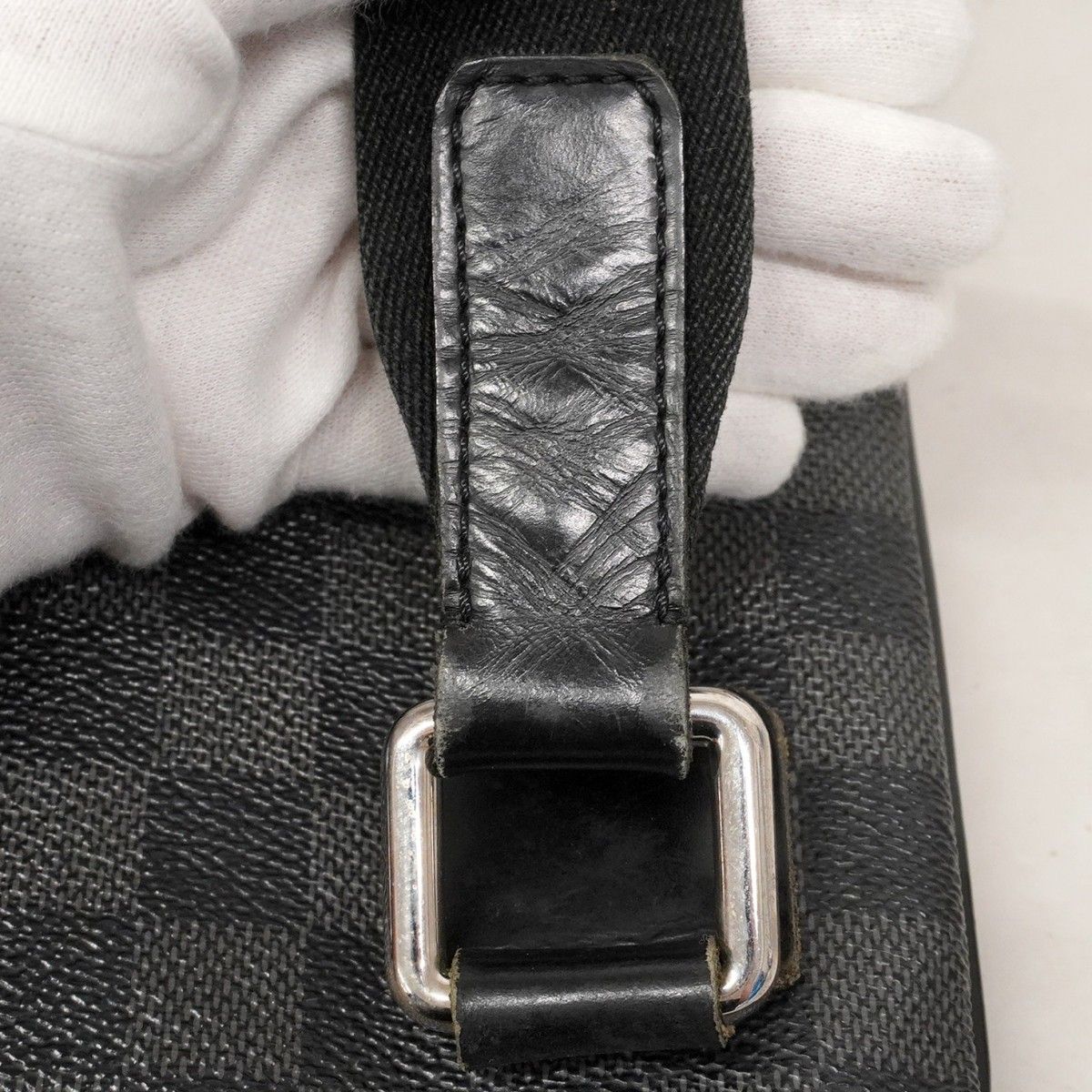 ヴィトン　マネークリップ　ダミエグラファット　メンズ　ブラック LOUIS VUITTON（ルイ・ヴィトン） マネークリップ ダミエ グラフィット