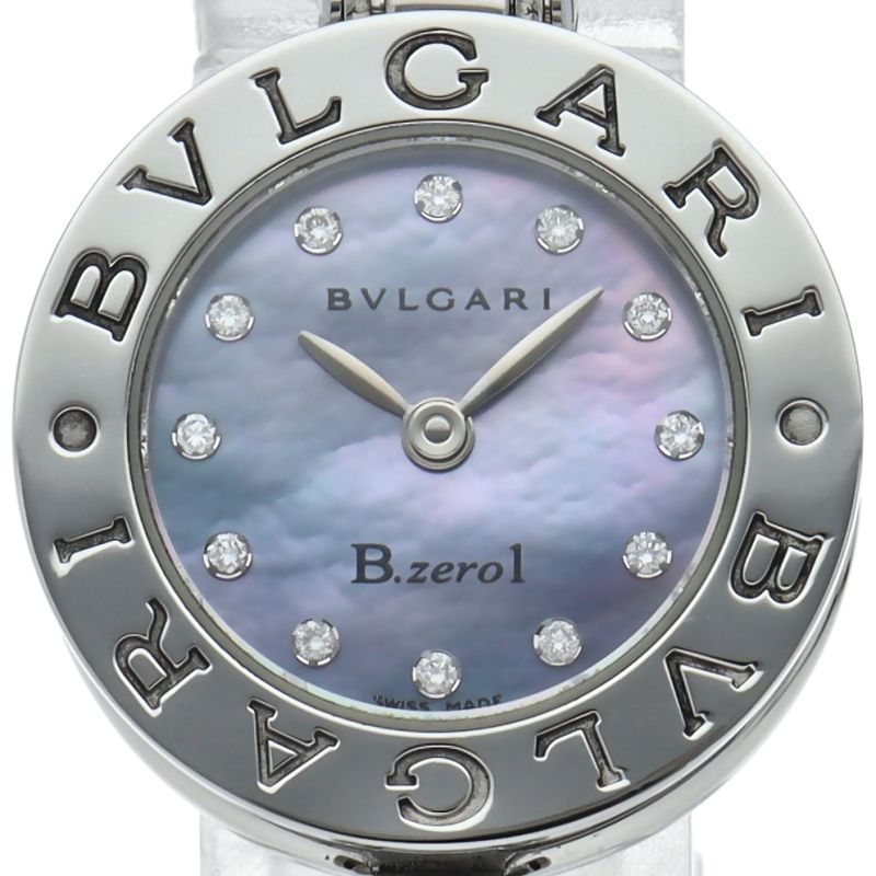 ブルガリ ビーゼロワンウォッチM 12Pダイヤ シェル BZ22S/BZ22BSS 箱