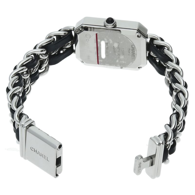 シャネル プルミエールM ウォッチ H0451 箱 保証書 SS/革 レディース