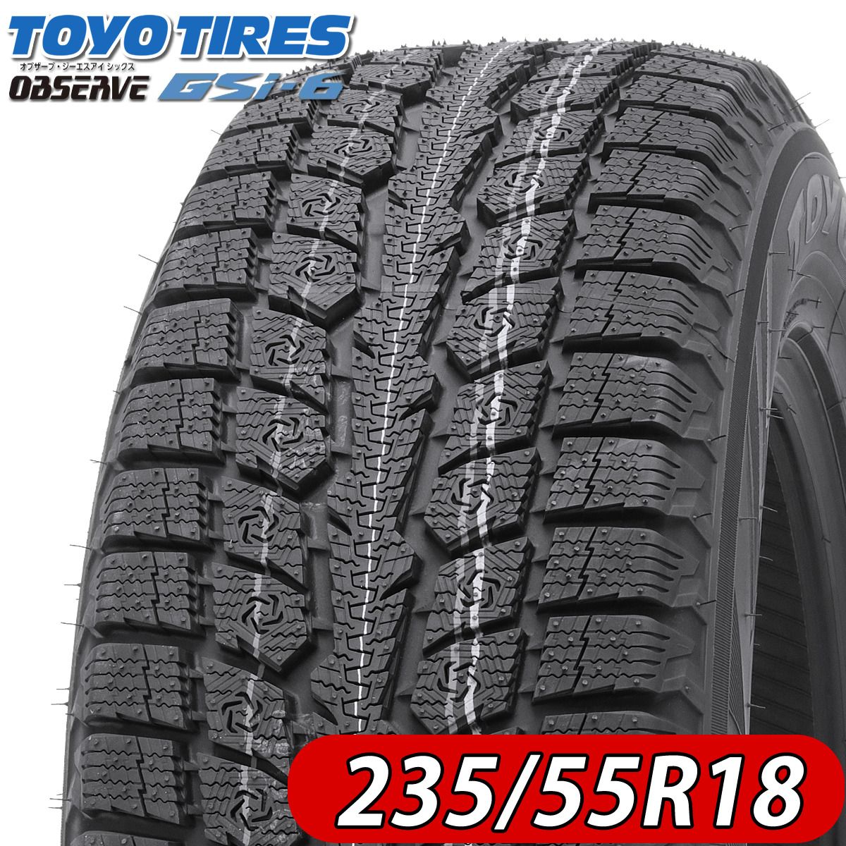 2024年製 新品4本価格 会社宛 送料無料 235/55R18 100H 冬 TOYO
