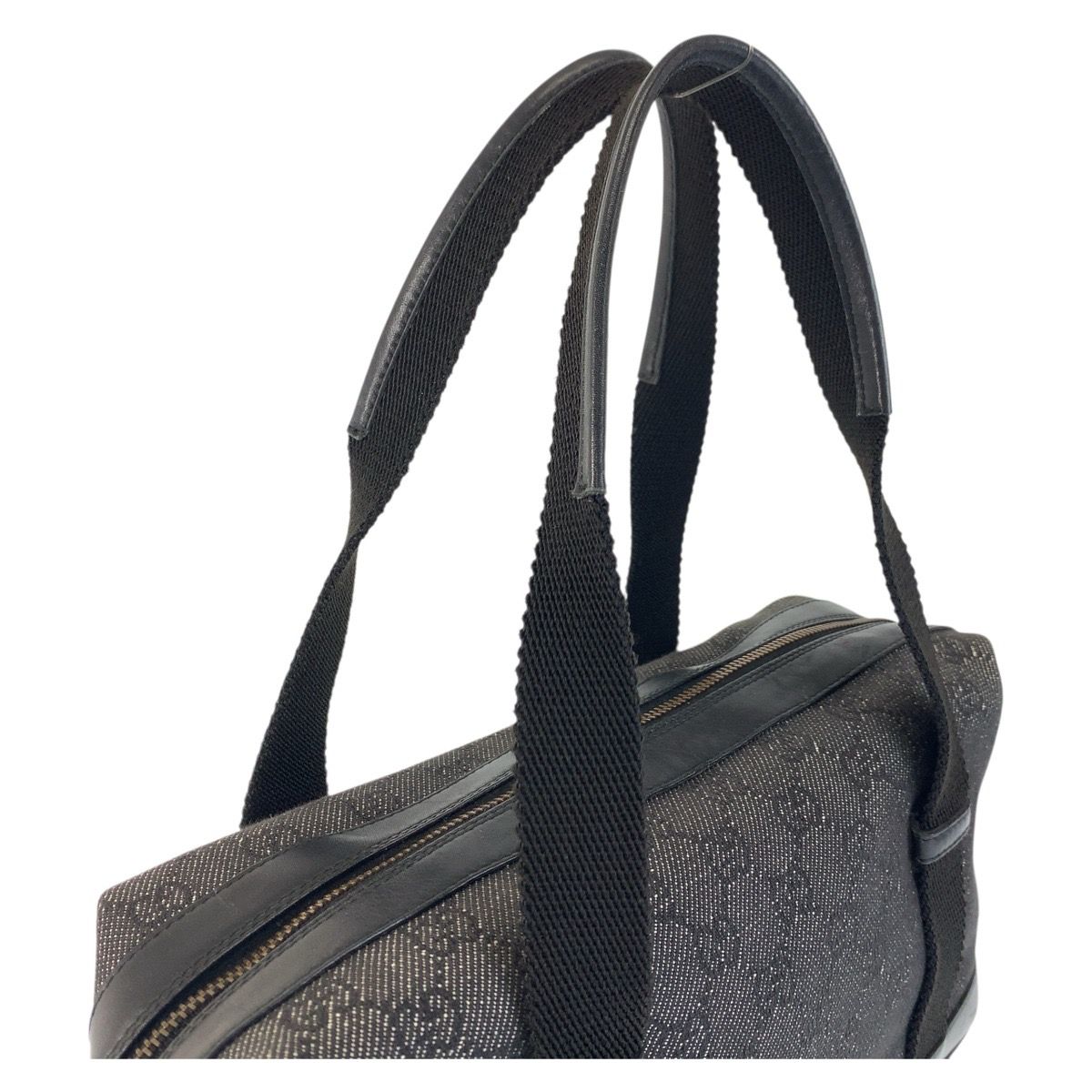 美品 GUCCI グッチ ブラック 黒 ゴールド金具 GGキャンバス 92734