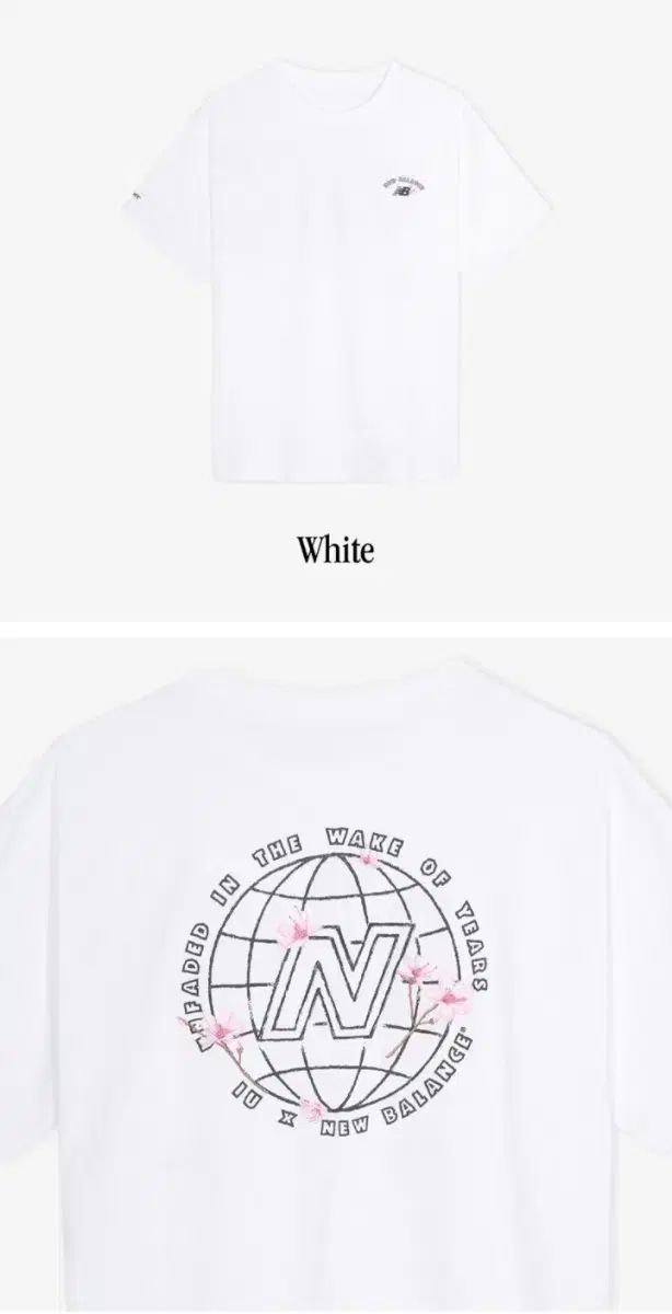 IU ニュー ンス 花しおり フラワー Tシャツ