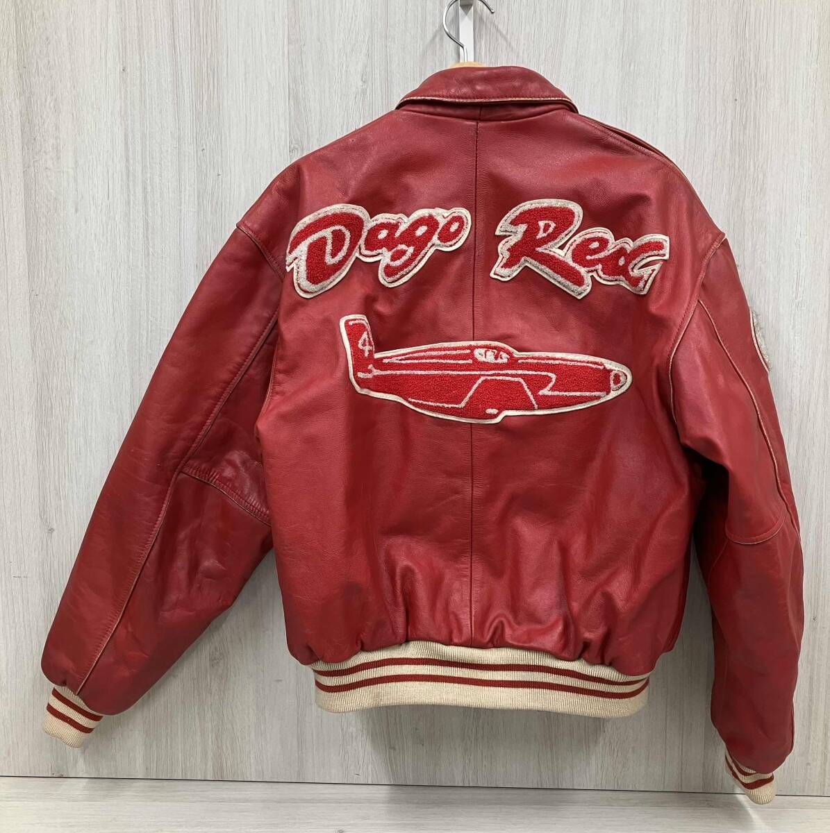 AVIREX TYPE A-2 レザーフライトジャケット Dago Red 1）AVIREX TYPE A-2 ヴィンテージ Dago Red フライトジャケット M