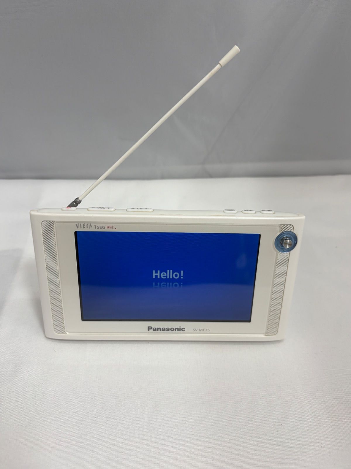 【ほぼ未使用】Panasonic VIERA ポータブルテレビ SV-ME75 概要 ポータブルワンセグテレビ SV-ME75 | ポータブルテレビ