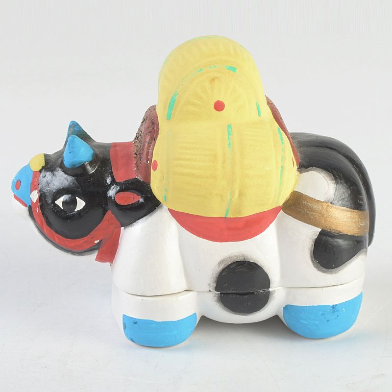 茶道具　さざれ石　香合　人形屋　大島嘉楽　共箱　古稀　伏見人形　祝事　茶会　正月 fit=scale-down,w=1200