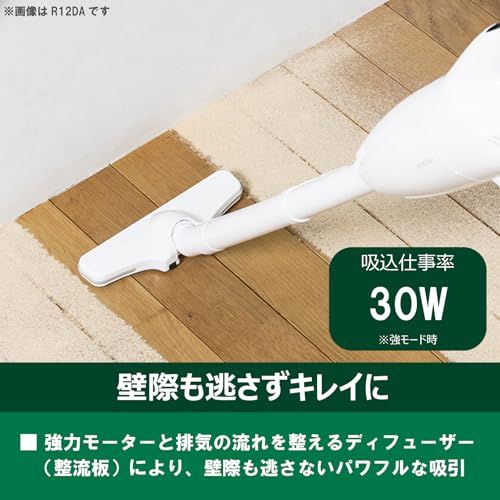  HiKOKI ハイコーキ 10.8 V カプセル式 コードレス掃除機 R 12 DC ペールホワイト バッテリー 充電器 ハンディ スティック クリーナー 紙パック不要 軽量1.1 kg NN d 545 165 その他 キッチン 食器