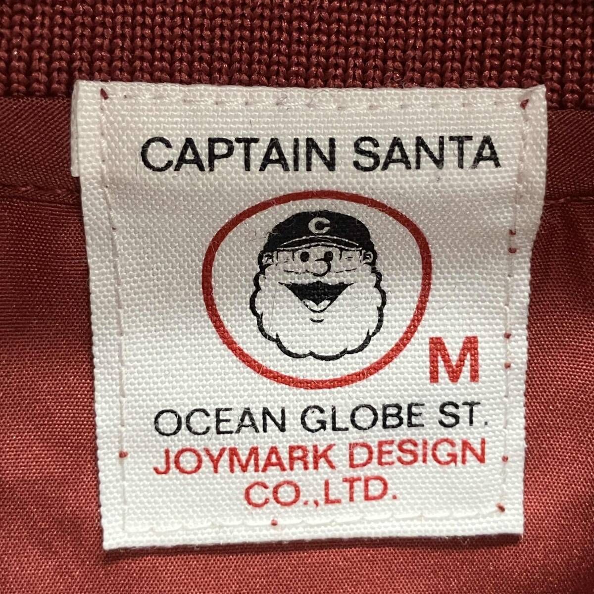 CAPTAIN SANTA/キャプテンサンタ スタジャン ナイロン レッド Mサイズ