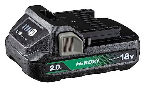 HiKOKI ハイコーキ iKOKI 18 V 2.0 Ah 薄型リチウムイオン電池 残量表示ランプ付き 冷温庫 UL DC DD DBA対応 0037-7795 c 7824 caf