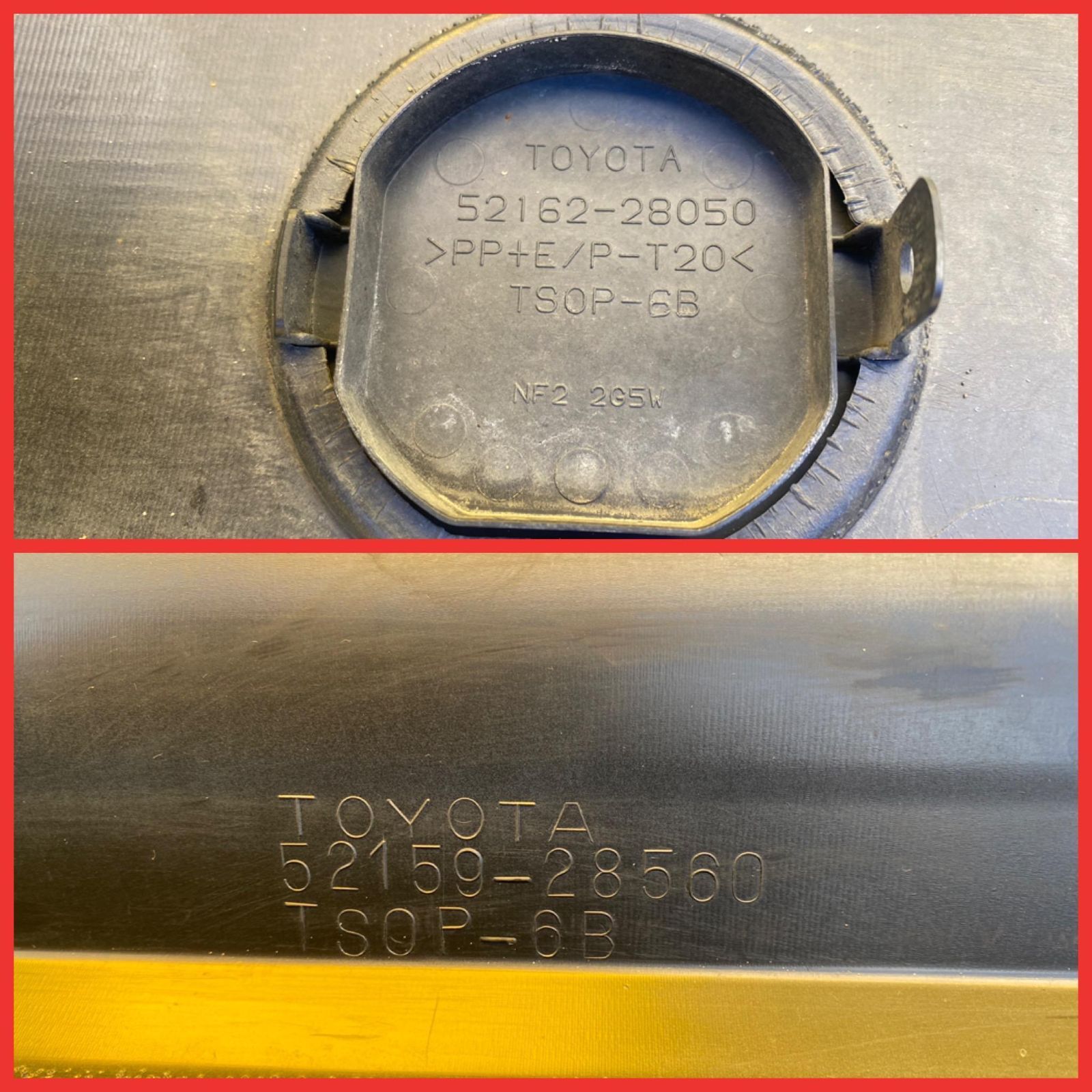 ZT-501] 純正トヨタ エスティマ ACR50 リアバンパー 色：3R9 ESTIMA