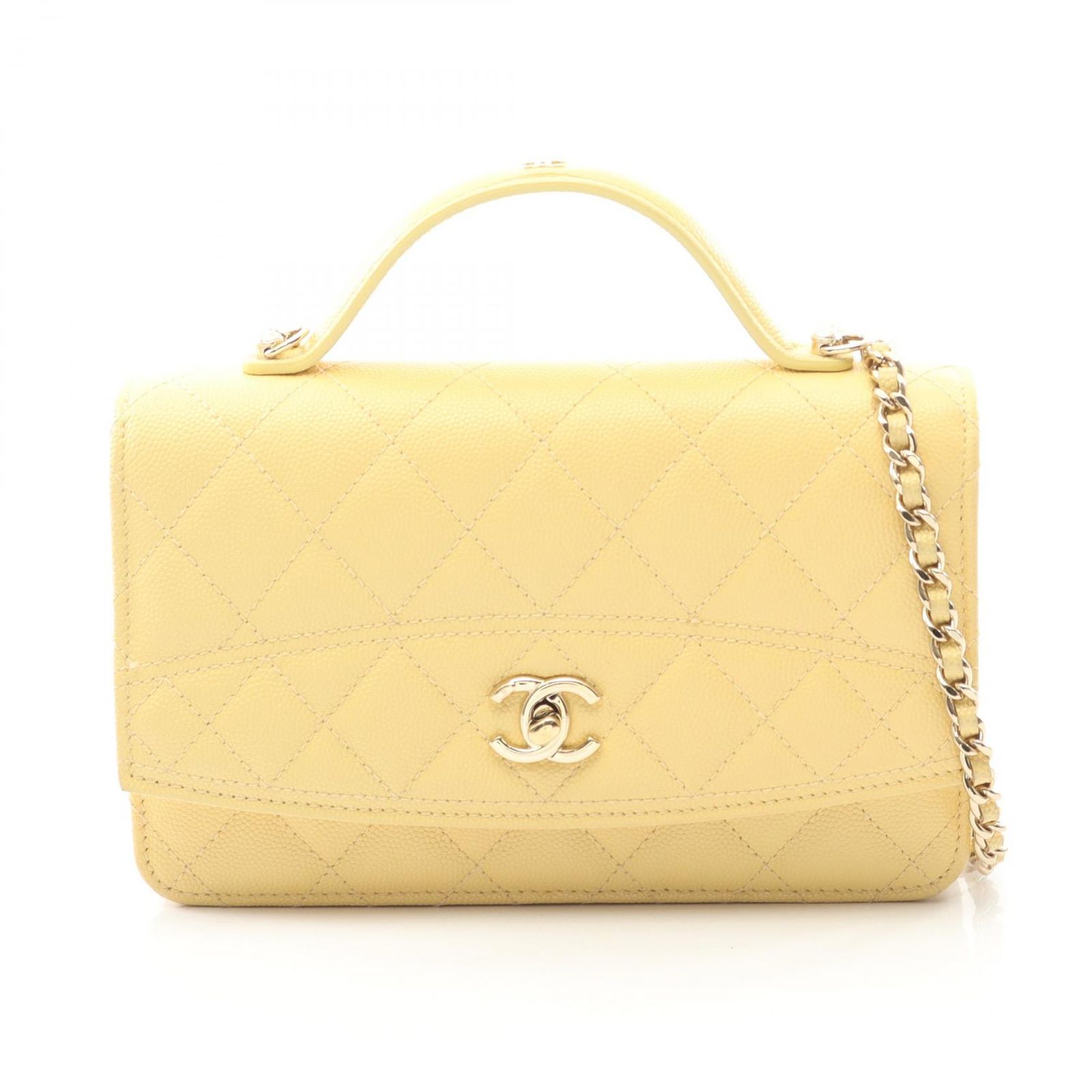 シャネル CHANEL ショルダーバッグ マトラッセ トップハンドル 