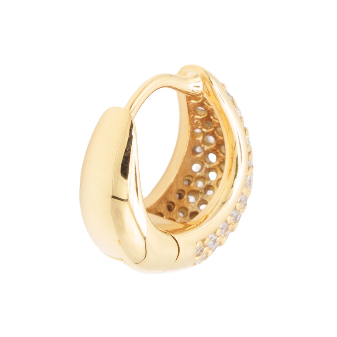 新品】Tom Wood トムウッド Ice Huggies Pave Gold ピアス - メルカリ