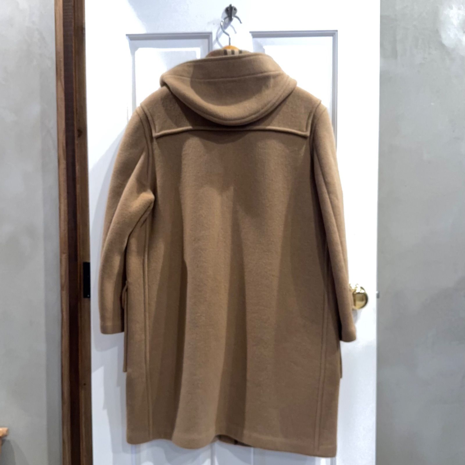 Burberrys ダッフルコート ロング フード付き ベージュ 英国製 - メルカリ