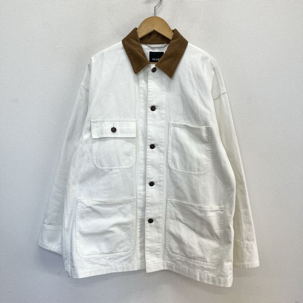 BEAMS ビームス 11-18-2536-791 デニム ルーズ カバーオール ワーク