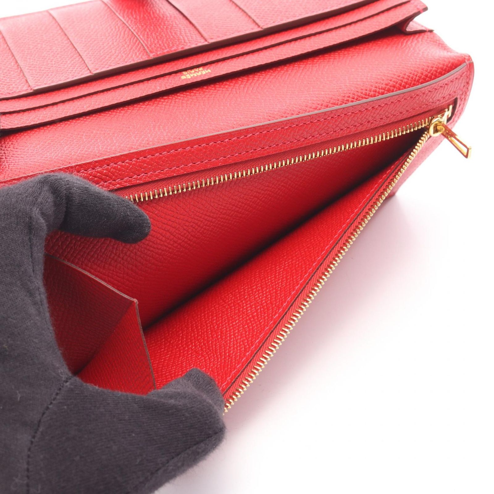 HERMES エルメス ベアンスフレ 二つ折り長財布 - メルカリ