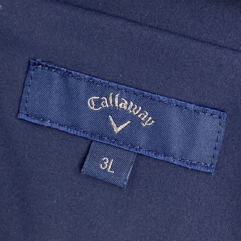 サイズ：3L CALLAWAY キャロウェイ 4WAY ジップジャケット ネイビー系